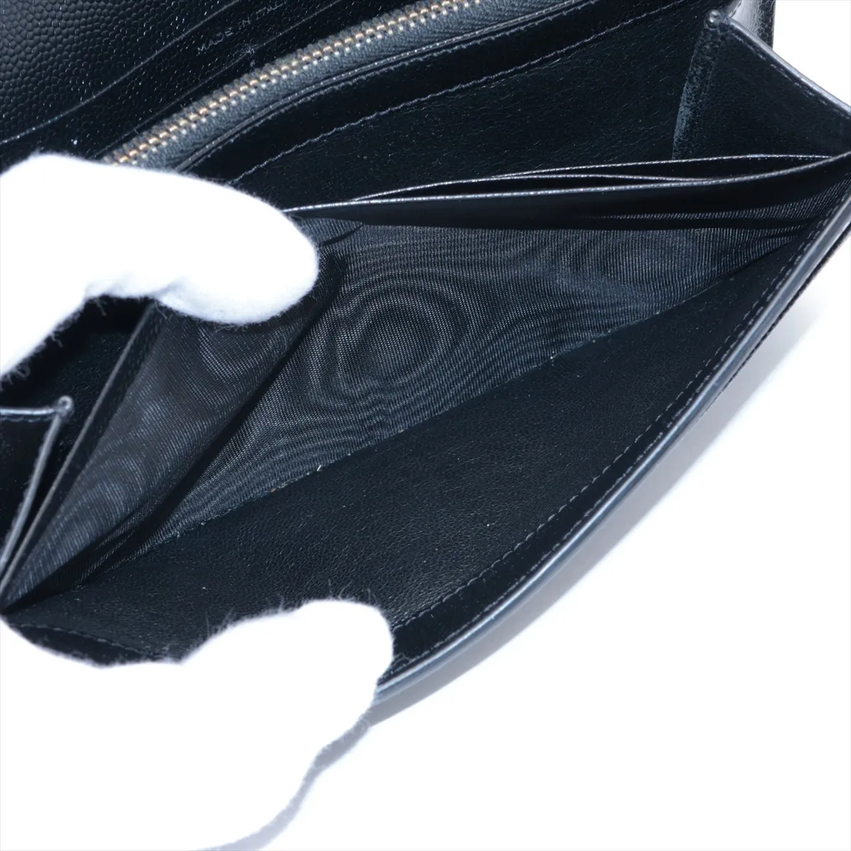 Line INN372266 Leather Long Wallet Black — view 7