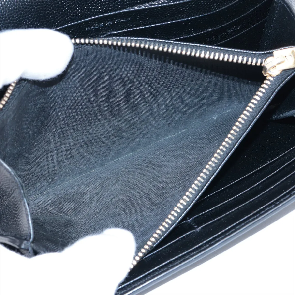 Line INN372266 Leather Long Wallet Black — view 8