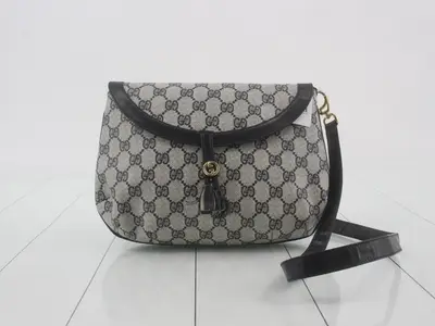 GG Supreme Shoulder Bag, PVC, Interlocking