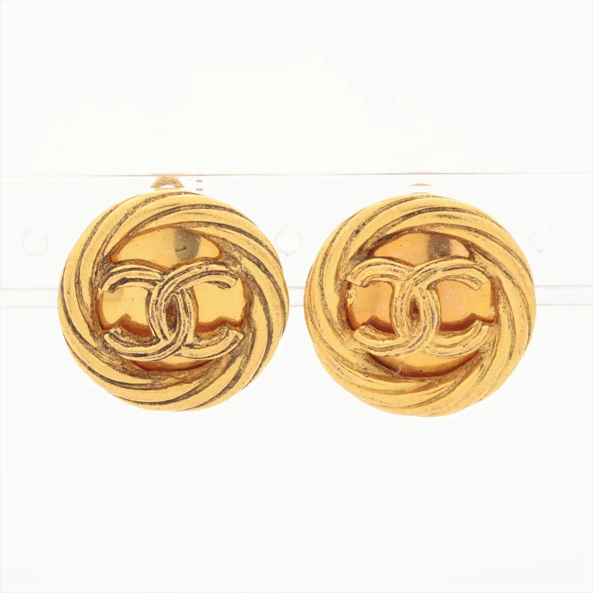 Coco Mark 93P/2920 Earrings (Pair) GP Gold