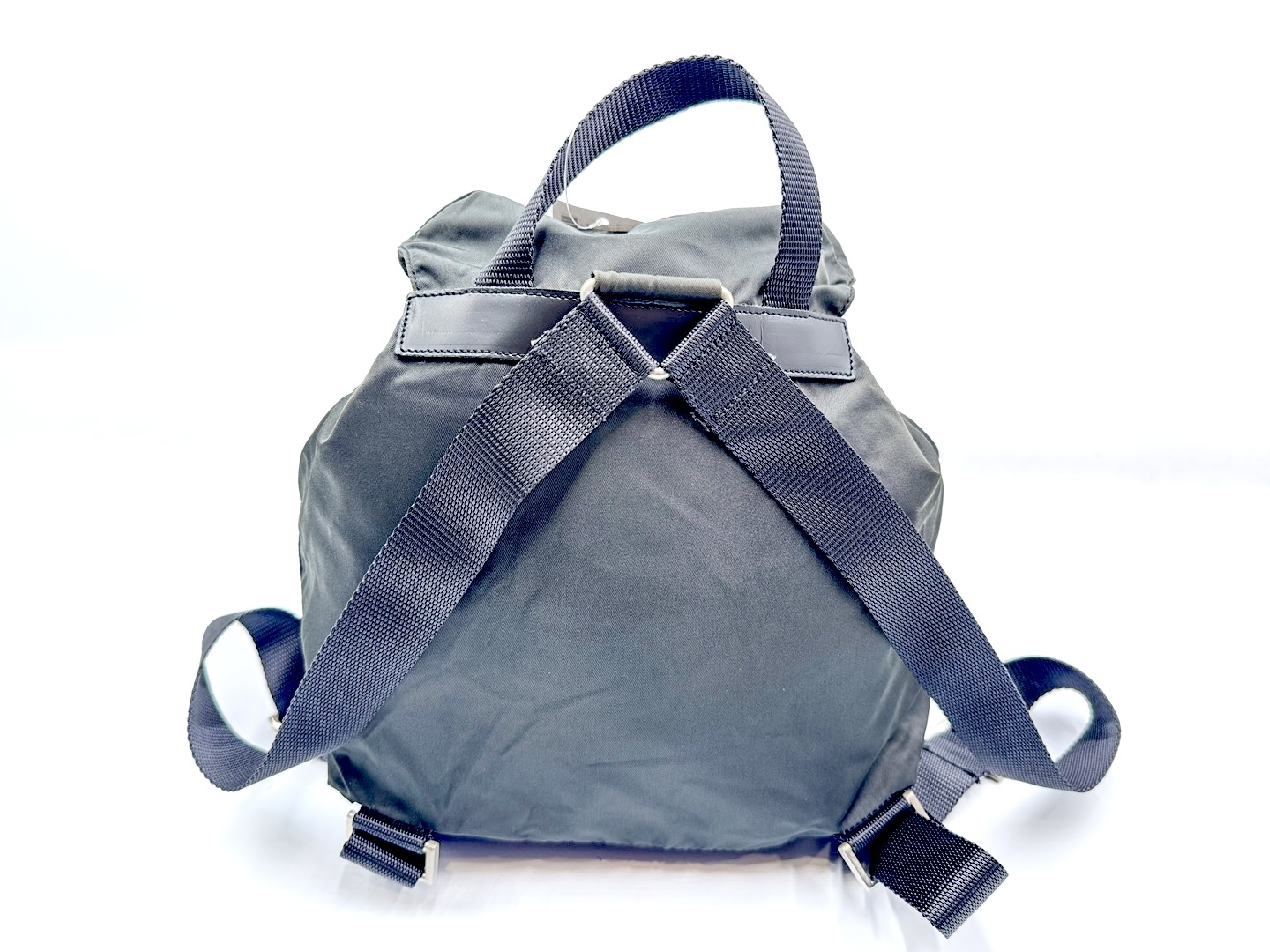 Nylon Backpack with Triangular Plate — view 2