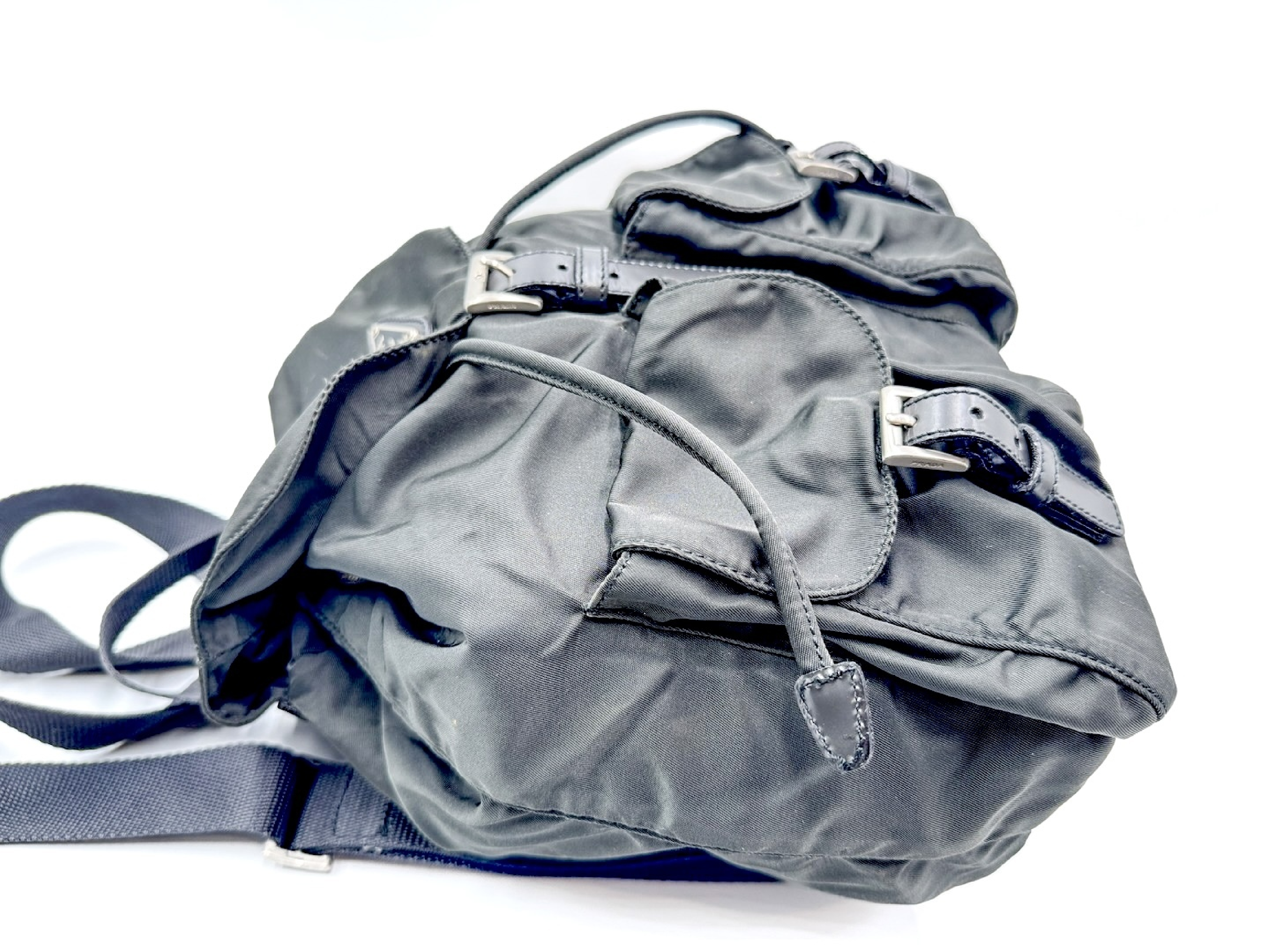 Nylon Backpack with Triangular Plate — view 4
