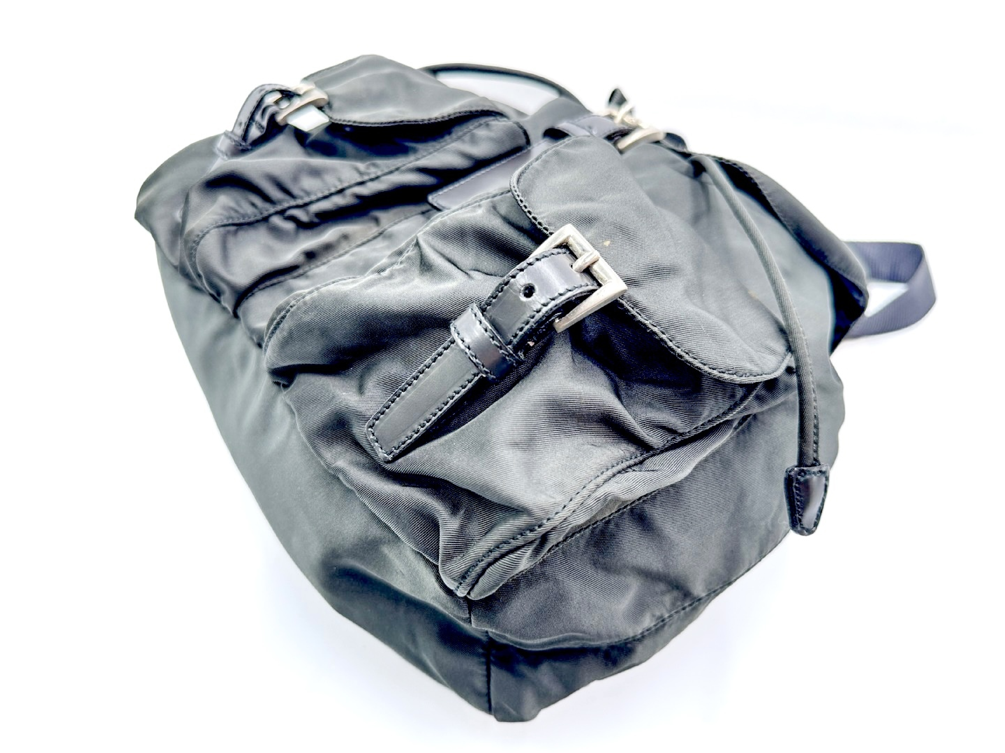 Nylon Backpack with Triangular Plate — view 7