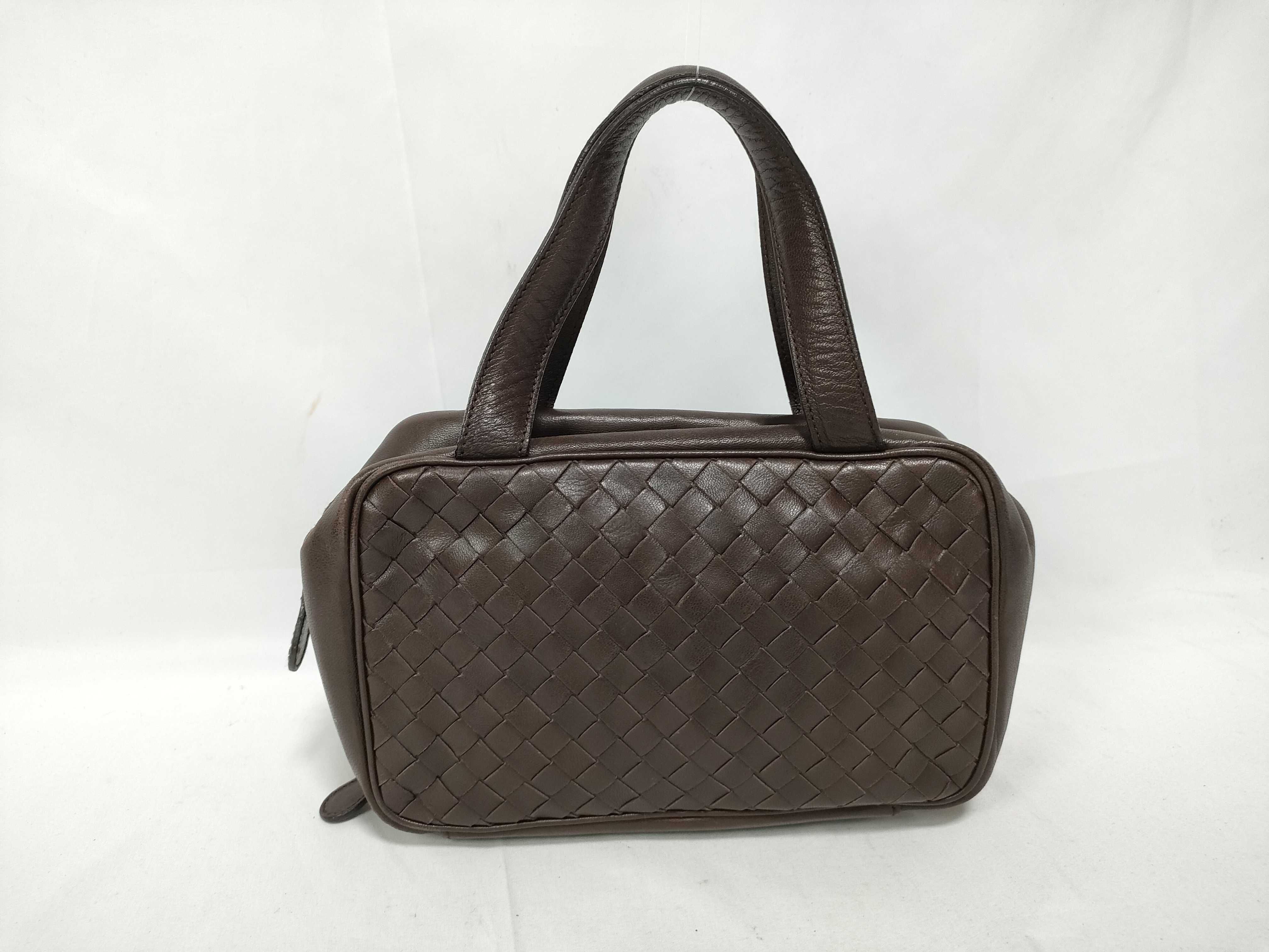 Intrecciato Mini Handbag Brown Handbag