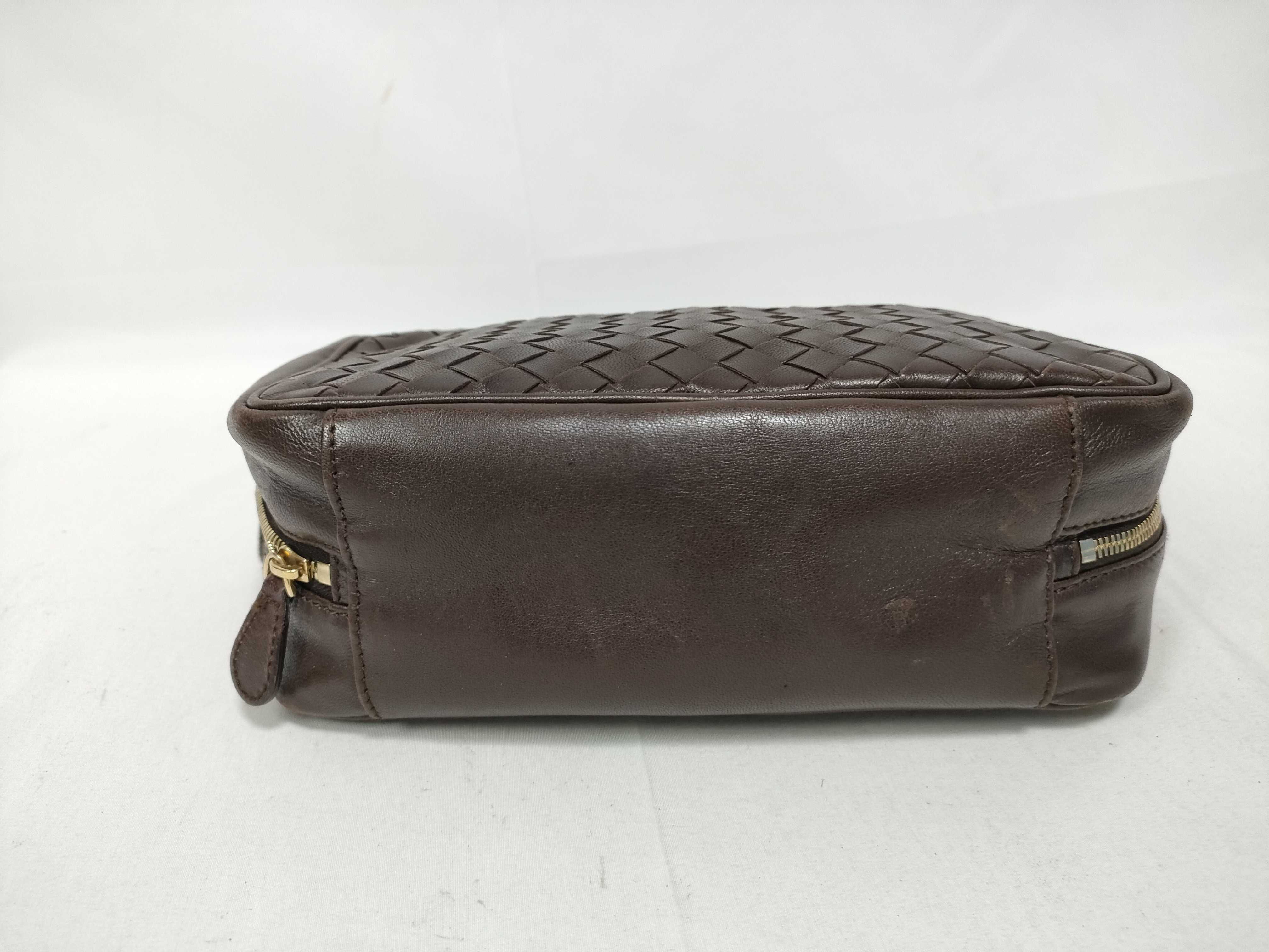 Intrecciato Mini Handbag Brown Handbag — view 3