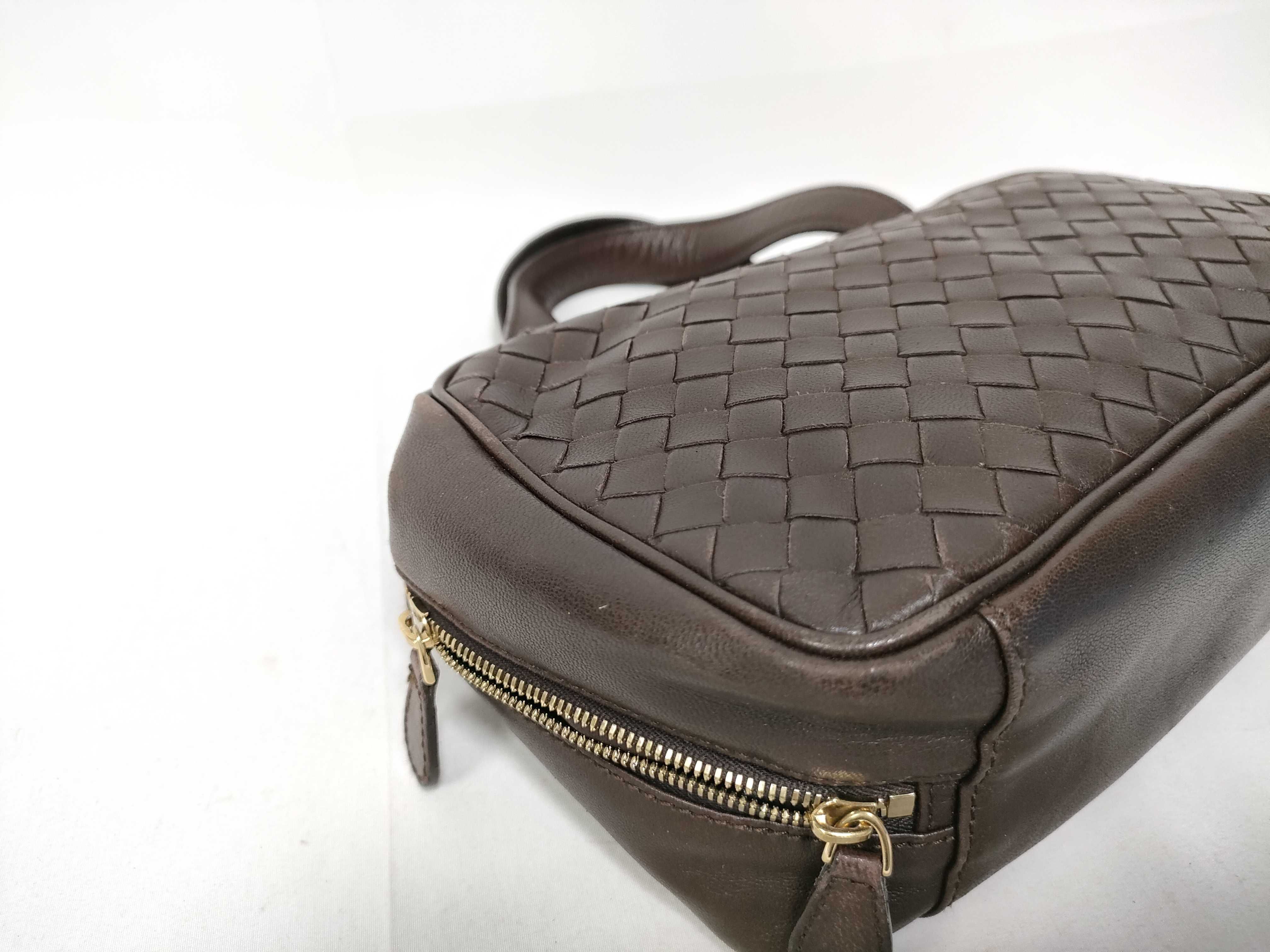Intrecciato Mini Handbag Brown Handbag — view 6