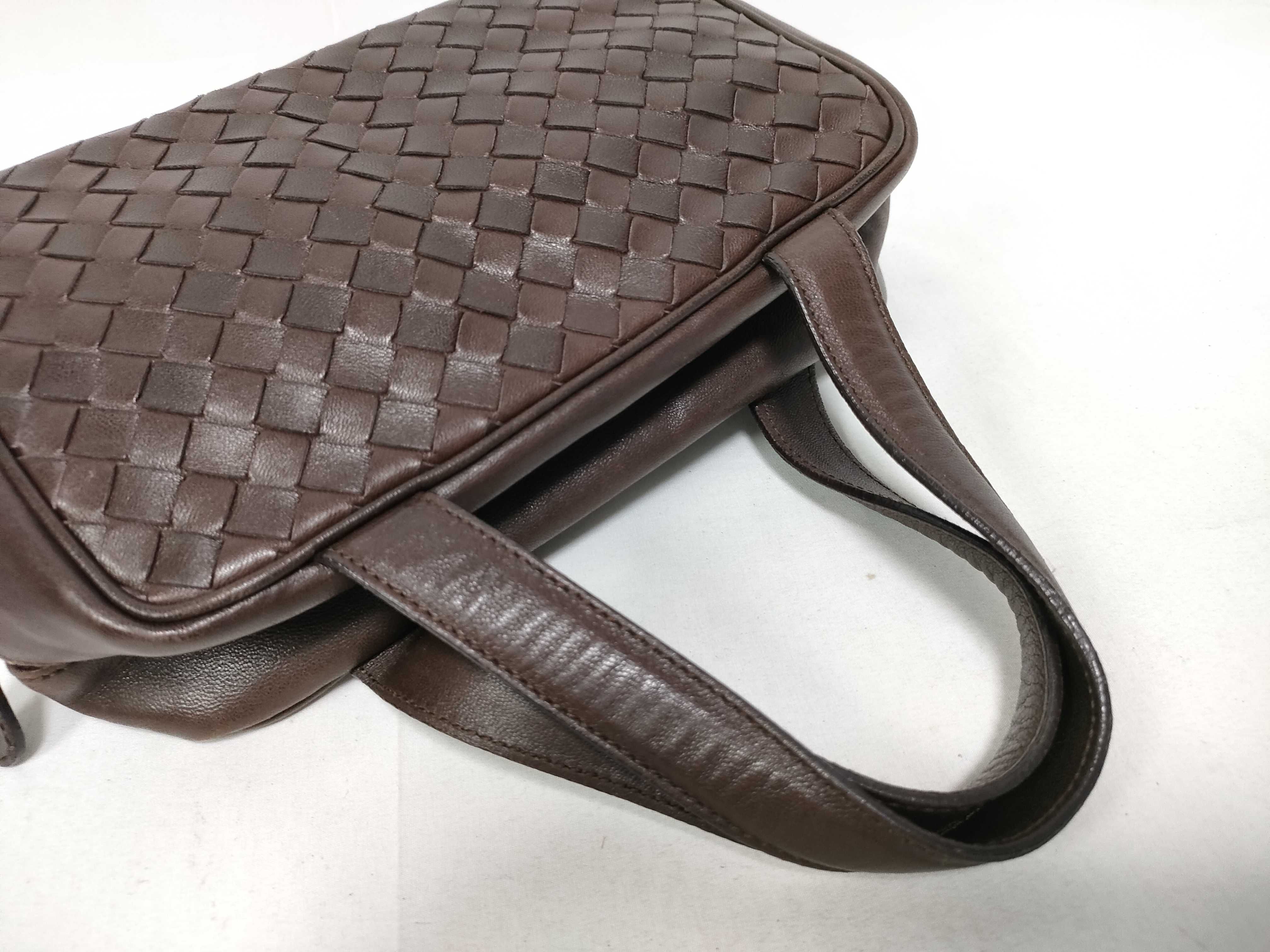 Intrecciato Mini Handbag Brown Handbag — view 9