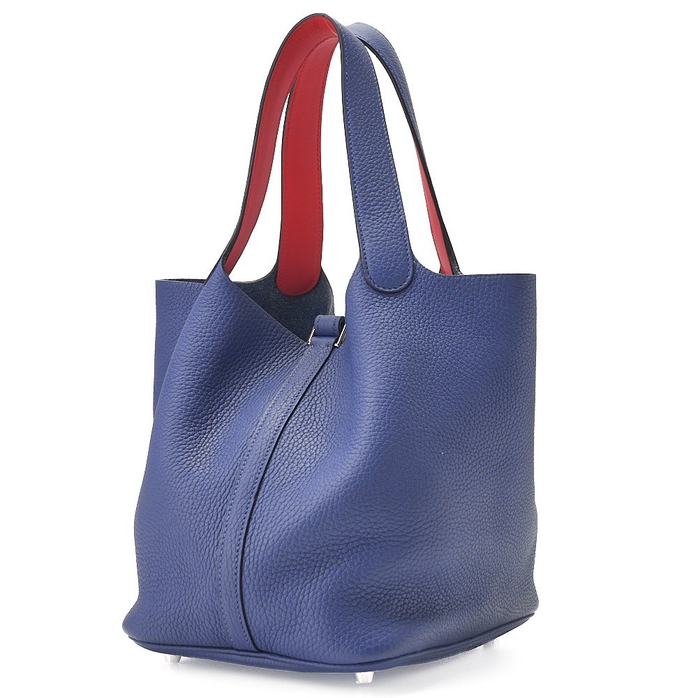 Hermès Picotin Lock MM Eclat, Taurillon Clemence x Swift — view 3