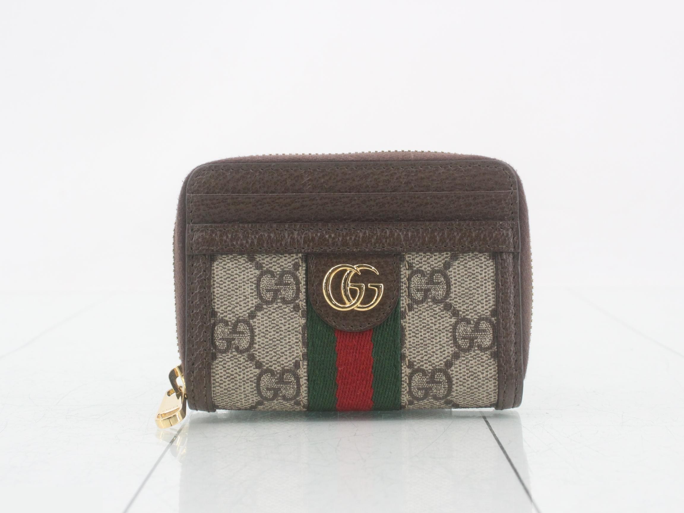 Ophidia Coin Card Case, Unused, Stored Item, Multicolor