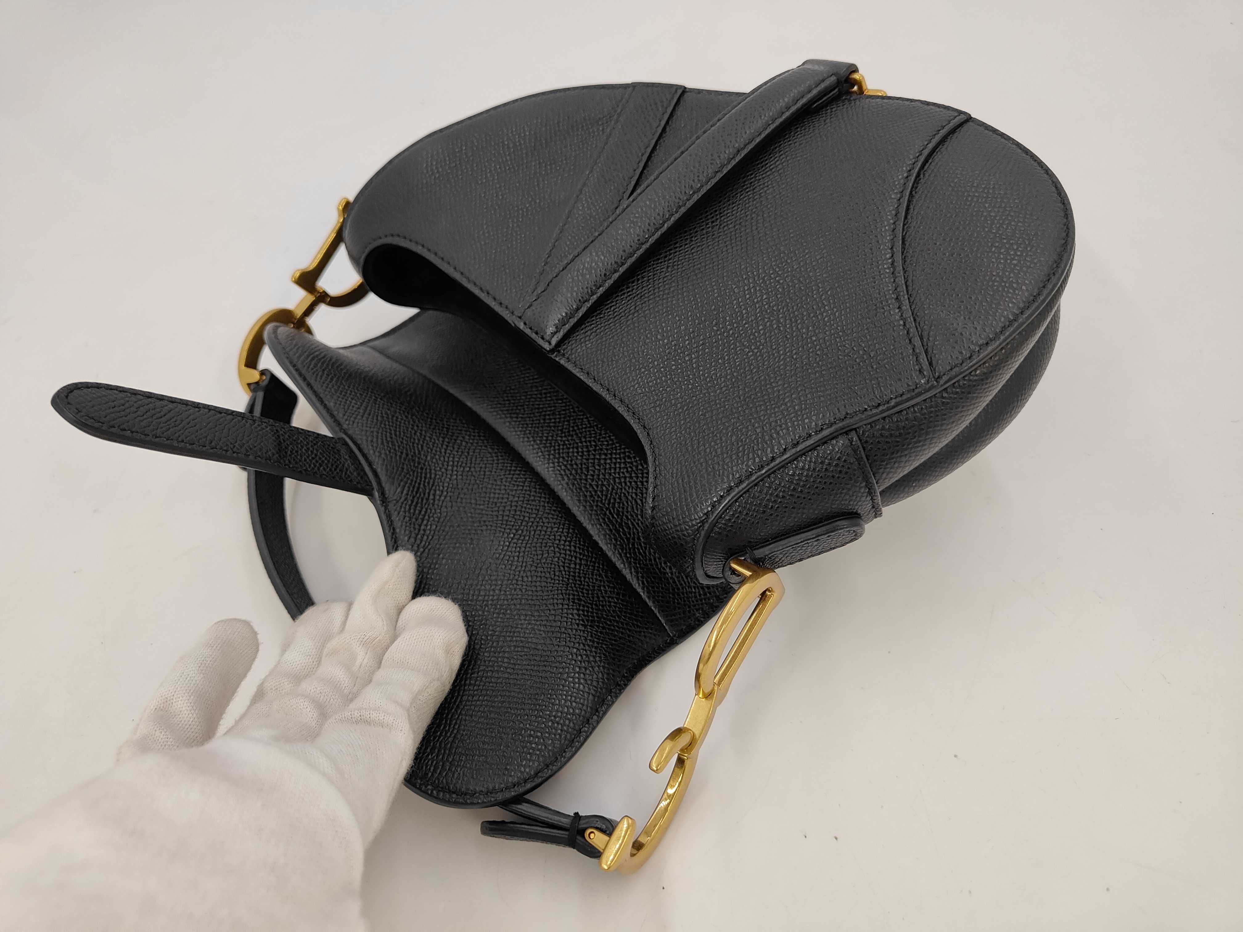 Saddle Black Handbag — view 8