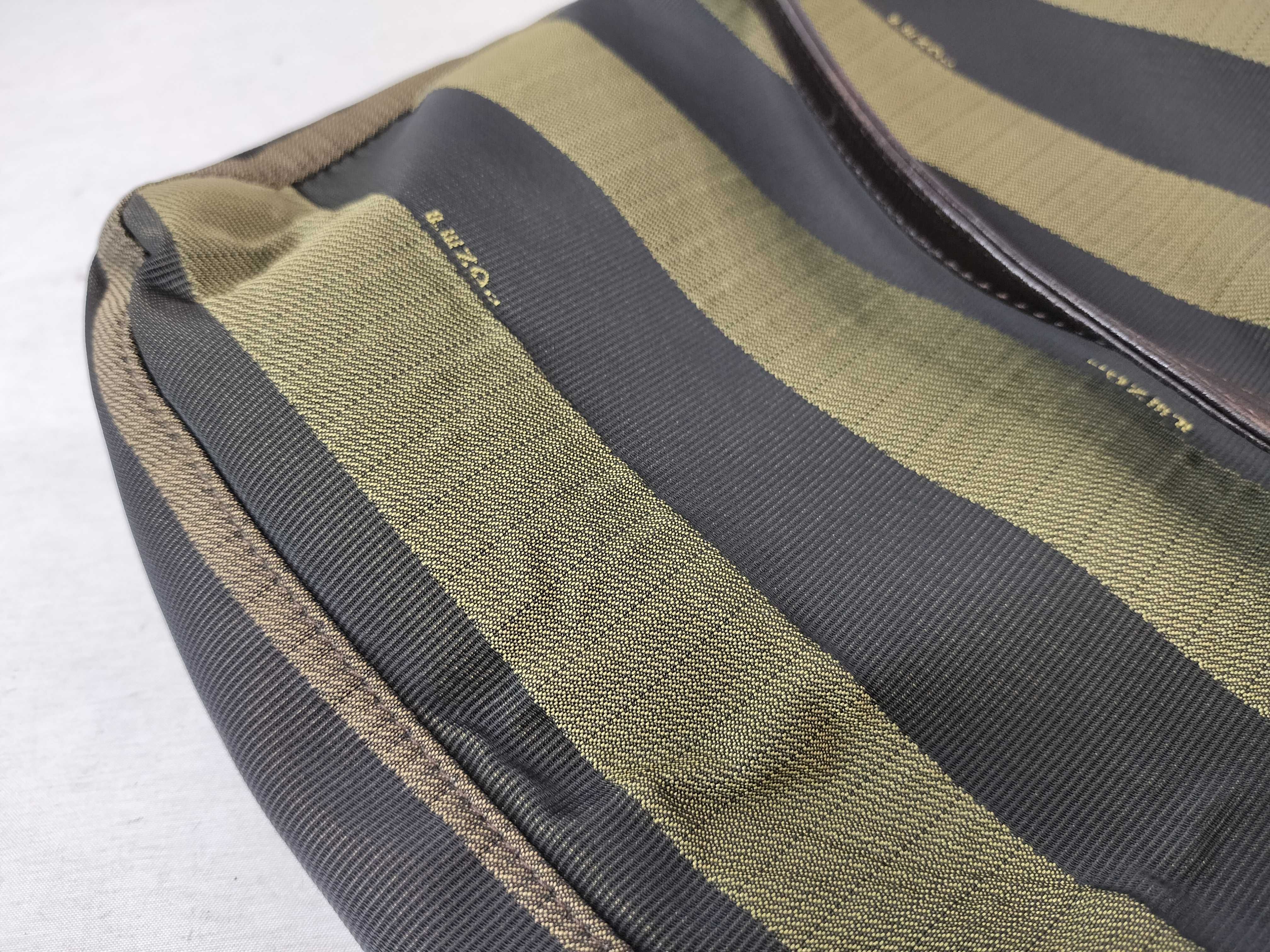 Pecan Pattern Nylon Leather Handle Tote Bag — view 12