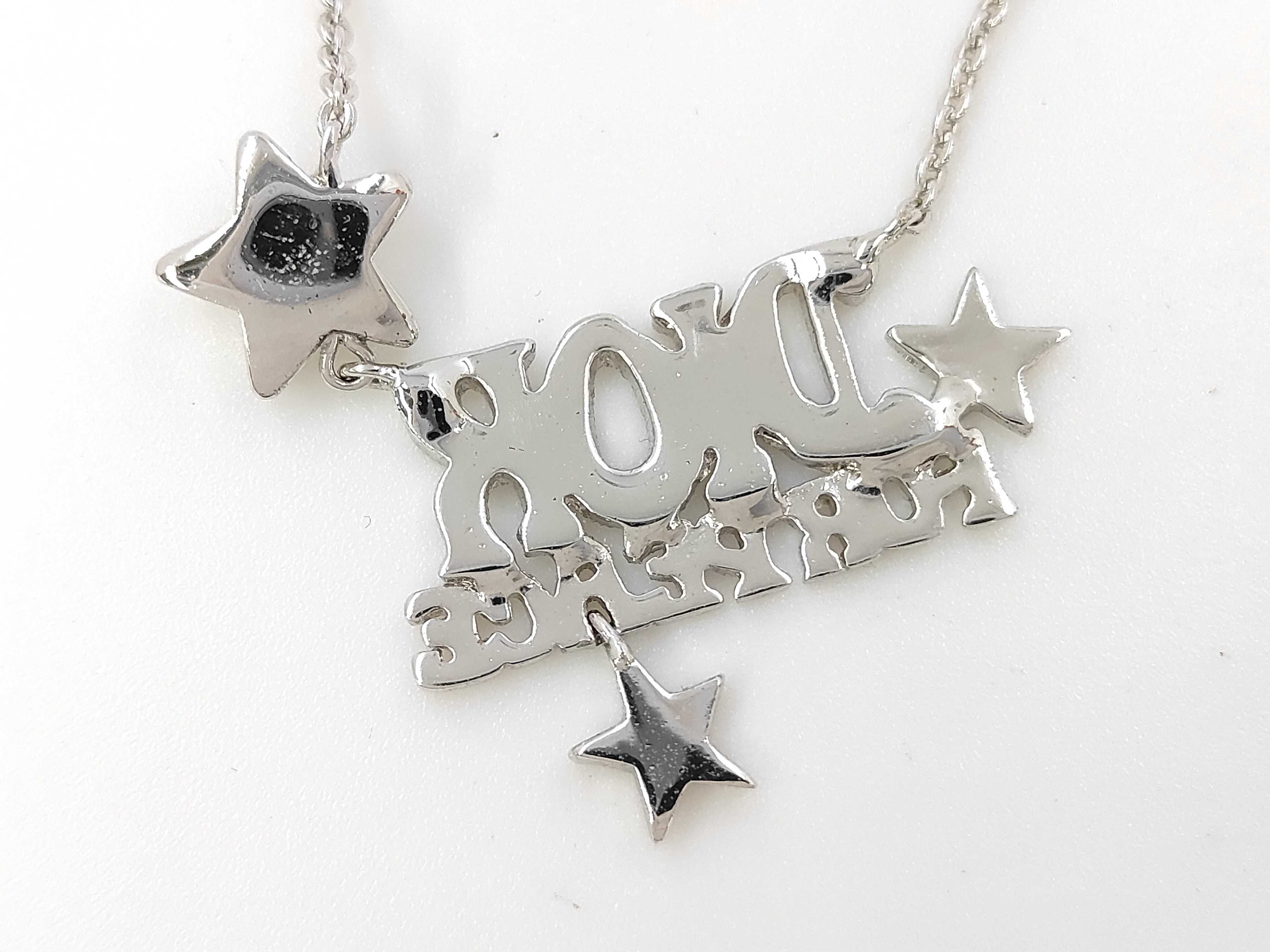 Star Rhinestone Pendant Necklace — view 2