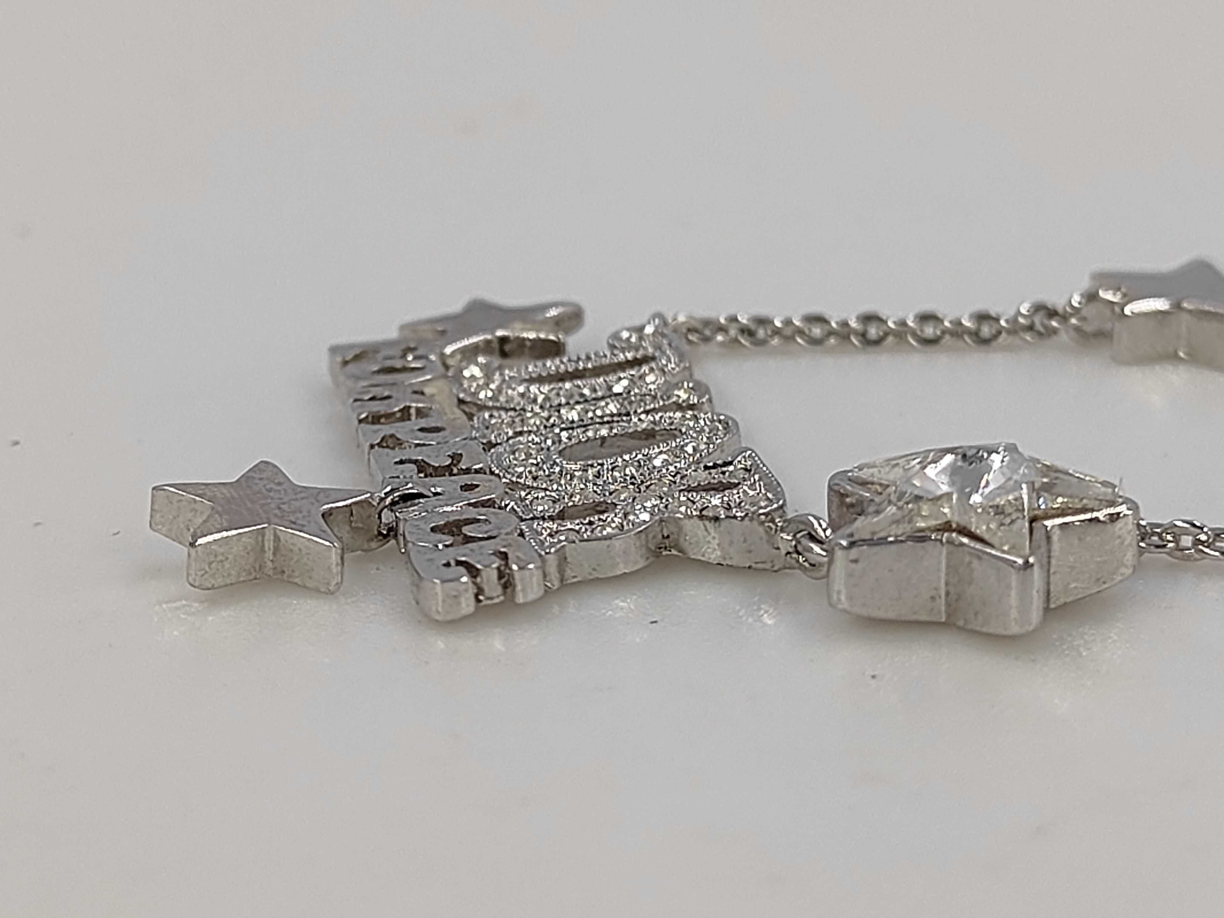 Star Rhinestone Pendant Necklace — view 3