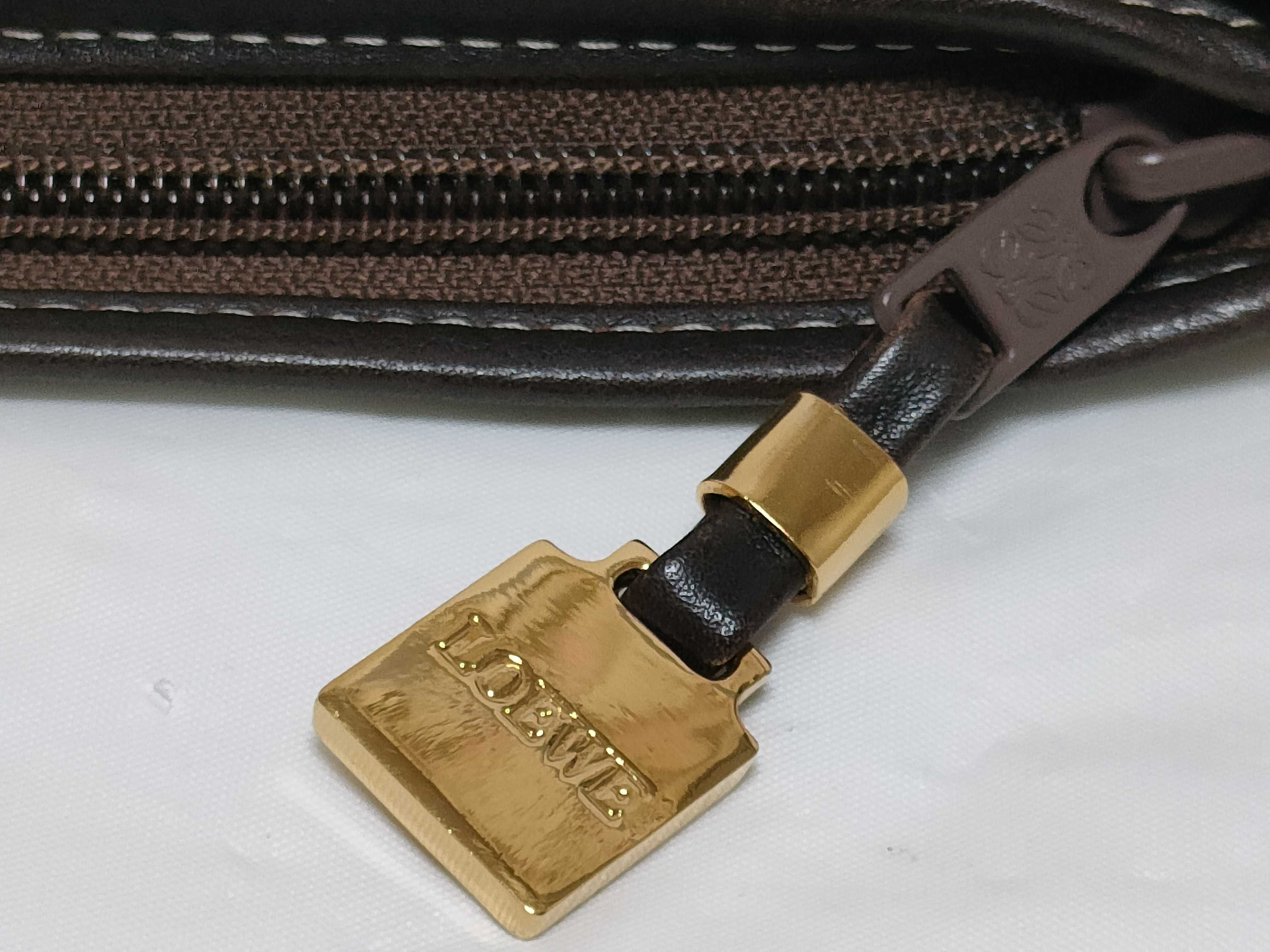 Anagram Suede Shoulder Bag — view 11