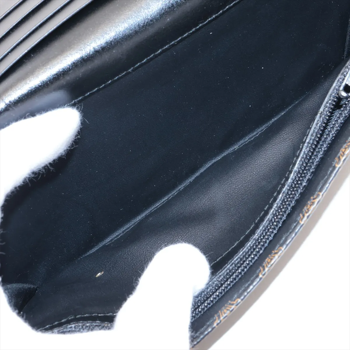 Macadam Leather Long Wallet, Black — view 5