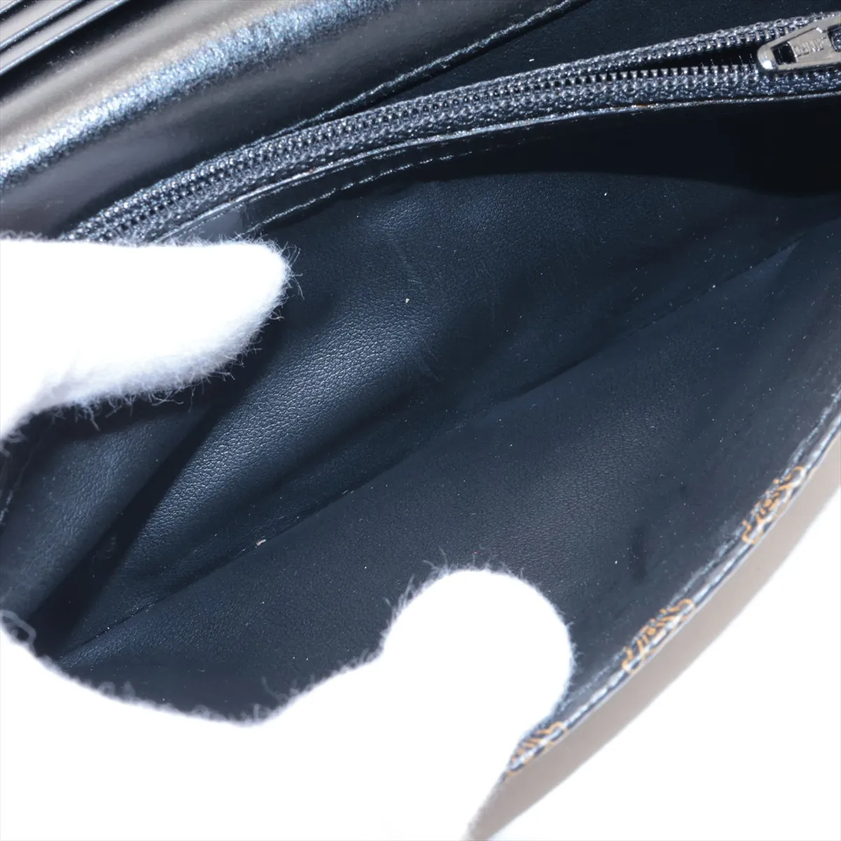 Macadam Leather Long Wallet, Black — view 6
