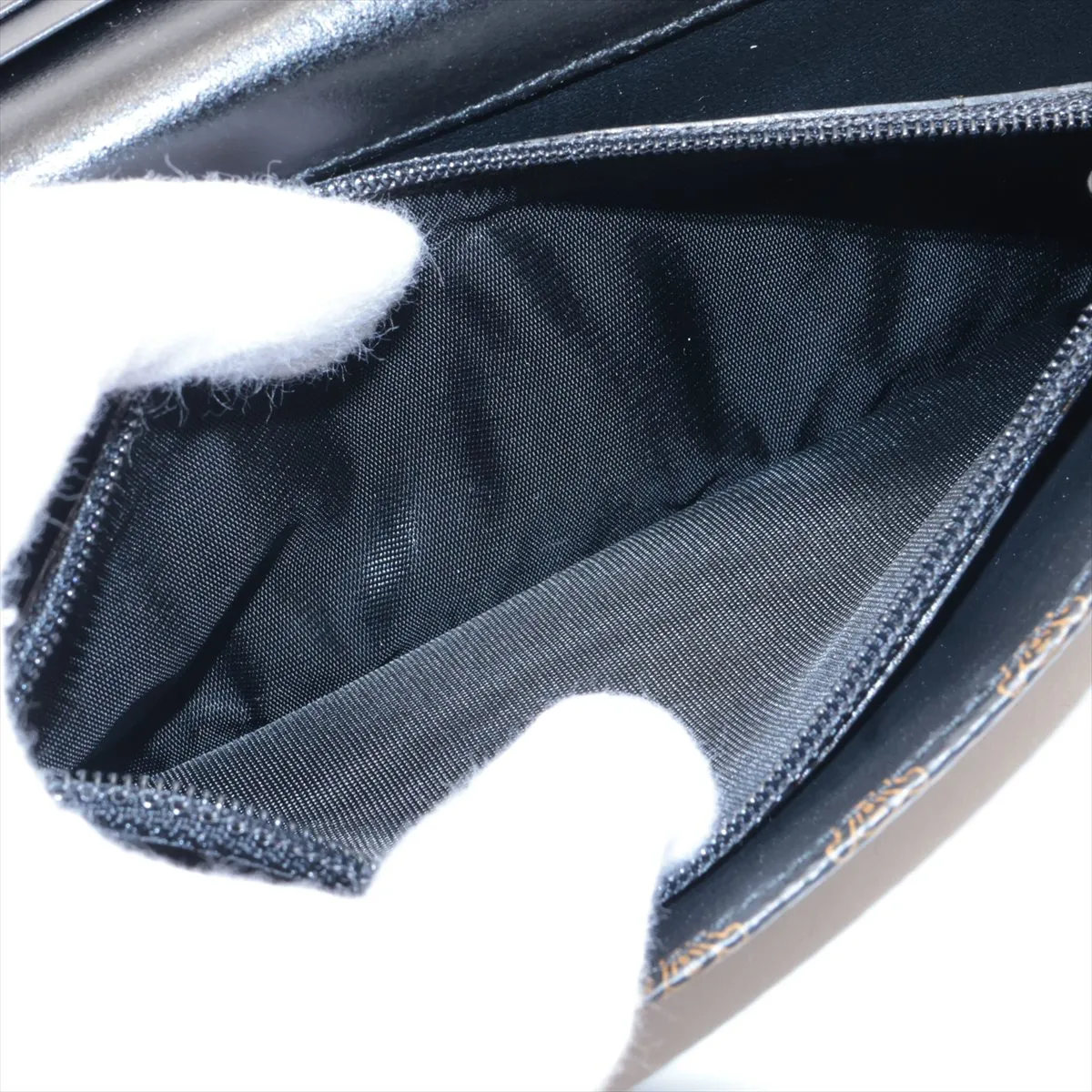 Macadam Leather Long Wallet, Black — view 7