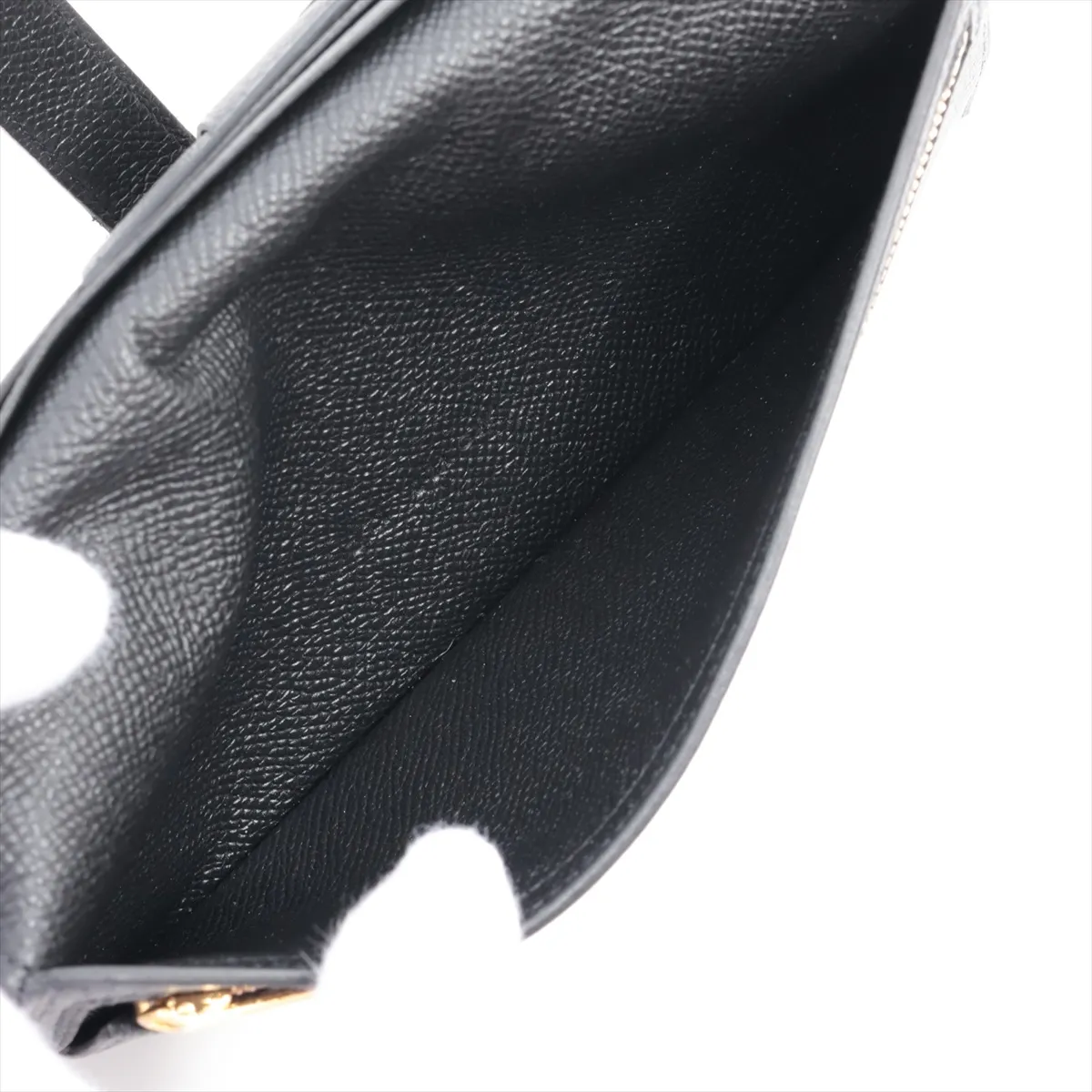 Bearn Soufflé Veau Epsom Long Wallet Black Gold Hardware Z: 2021 — view 7
