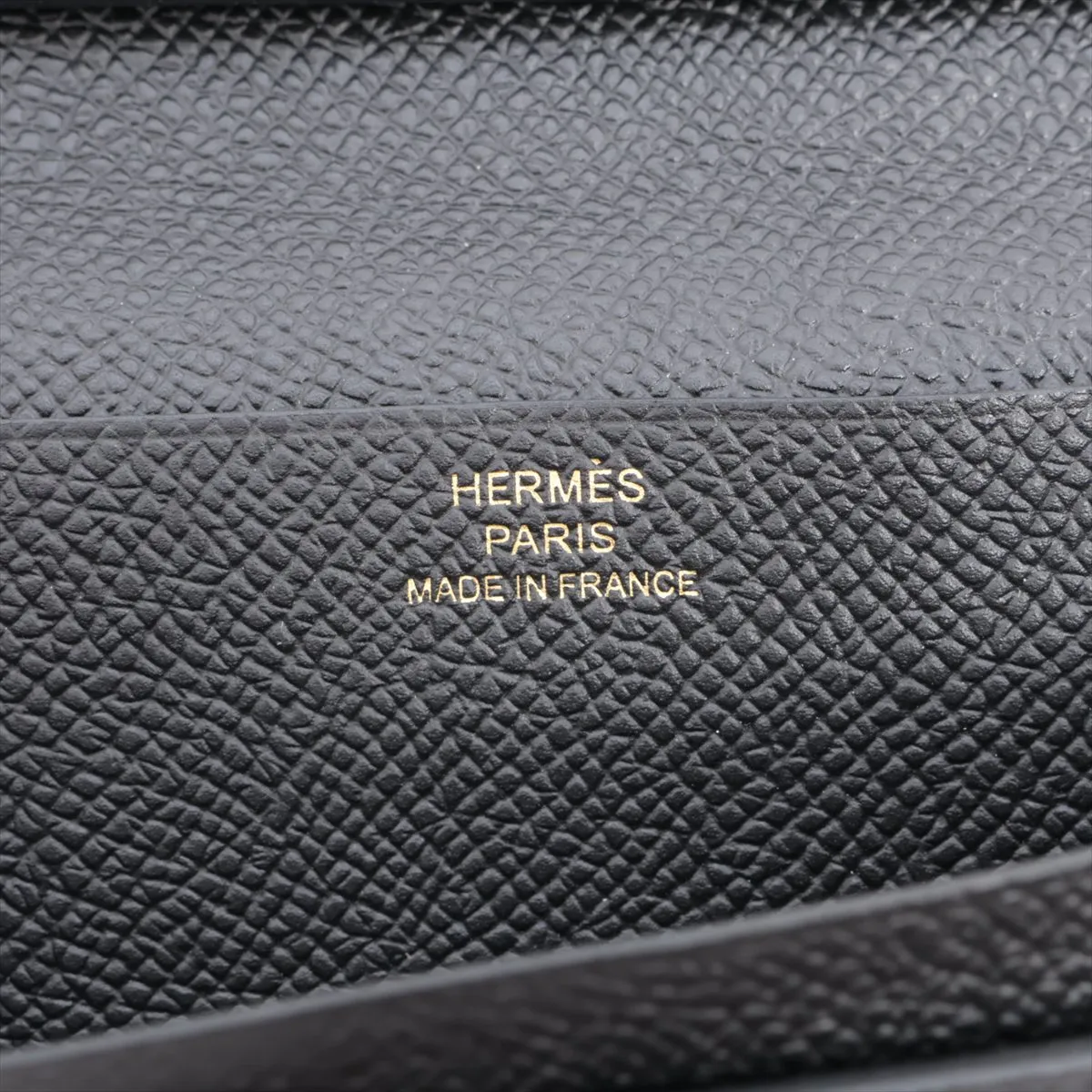 Bearn Soufflé Veau Epsom Long Wallet Black Gold Hardware Z: 2021 — view 9