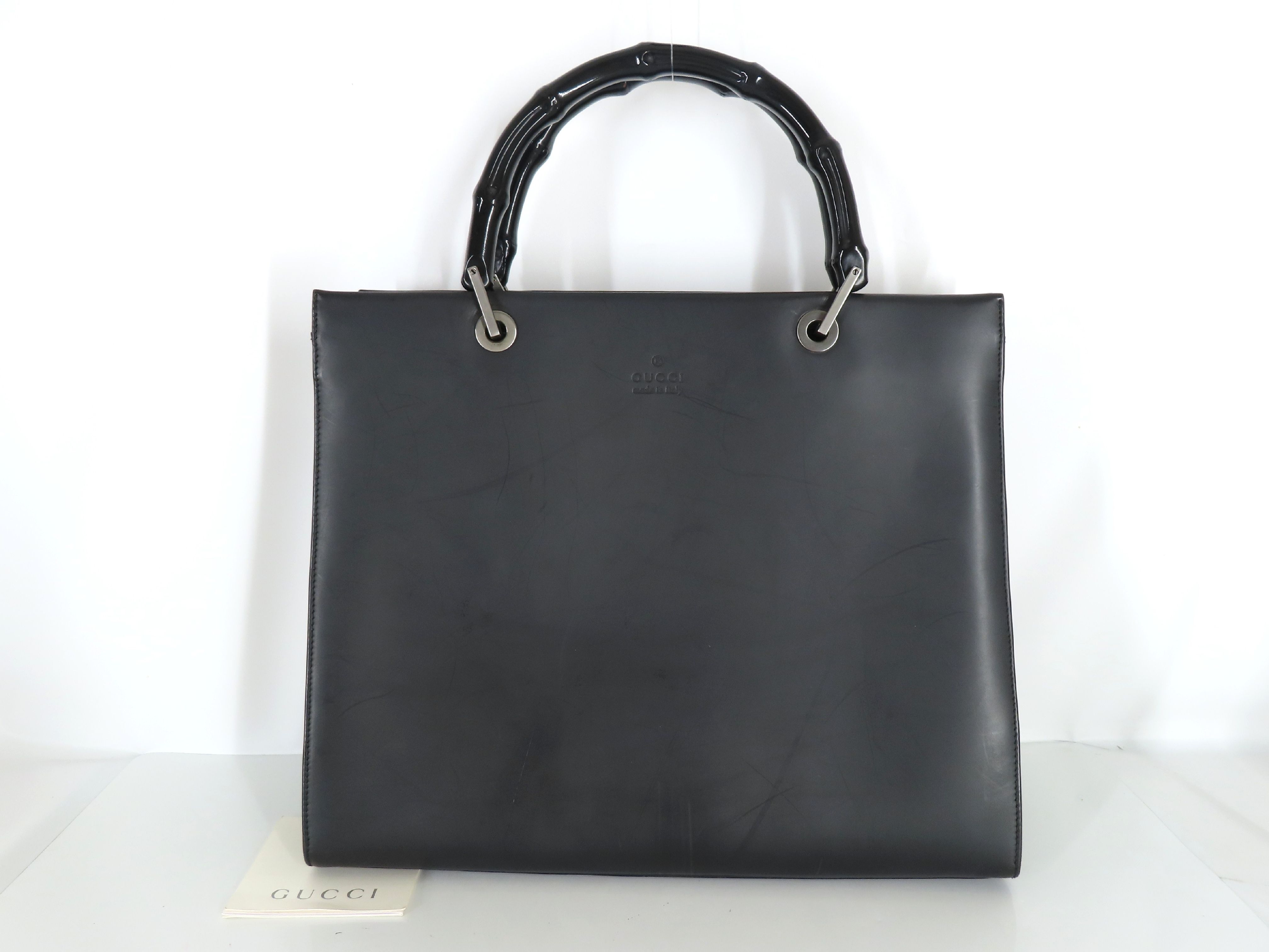 Bamboo Leather Handbag