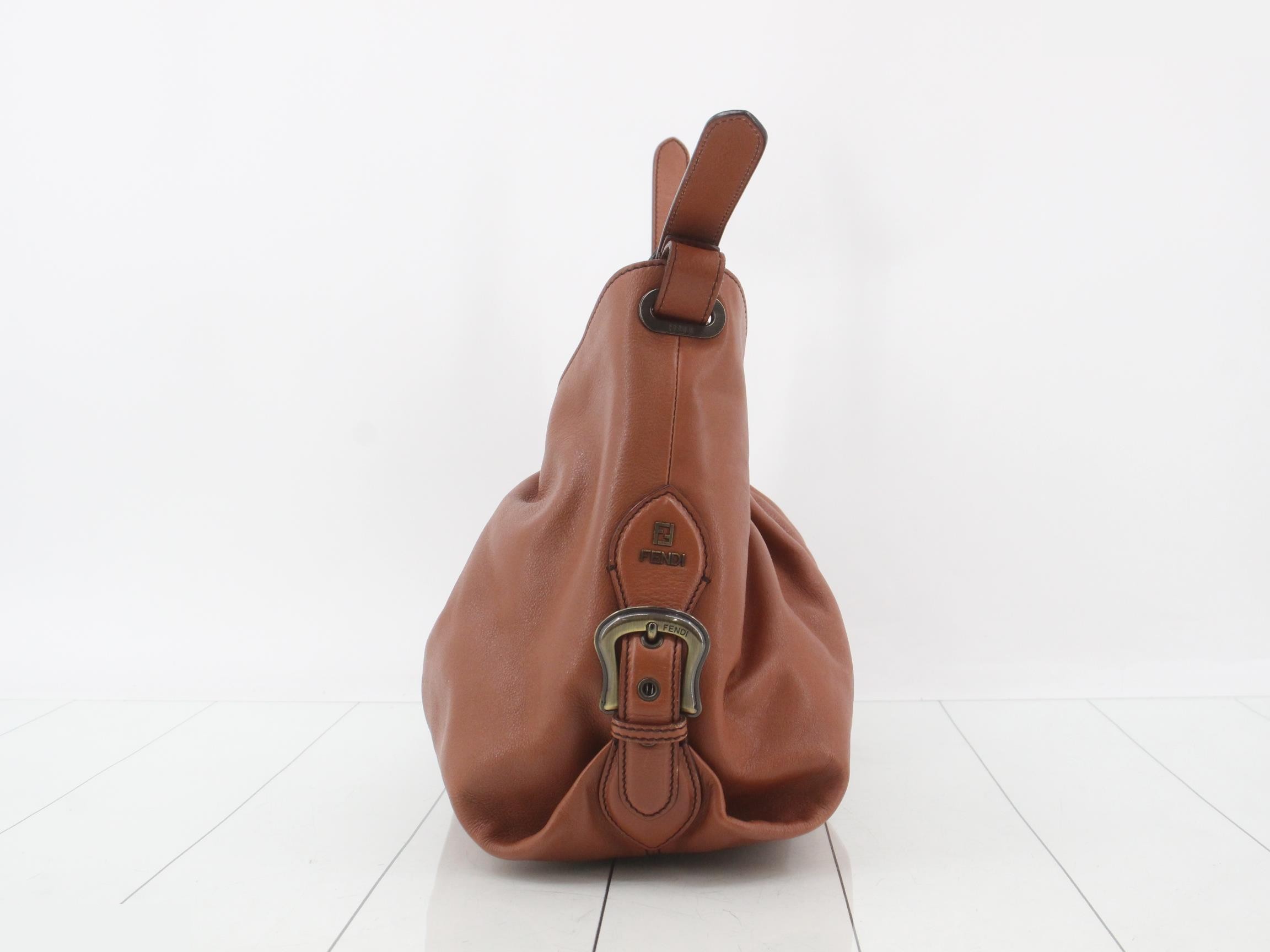 Leather one-shoulder bag — view 3