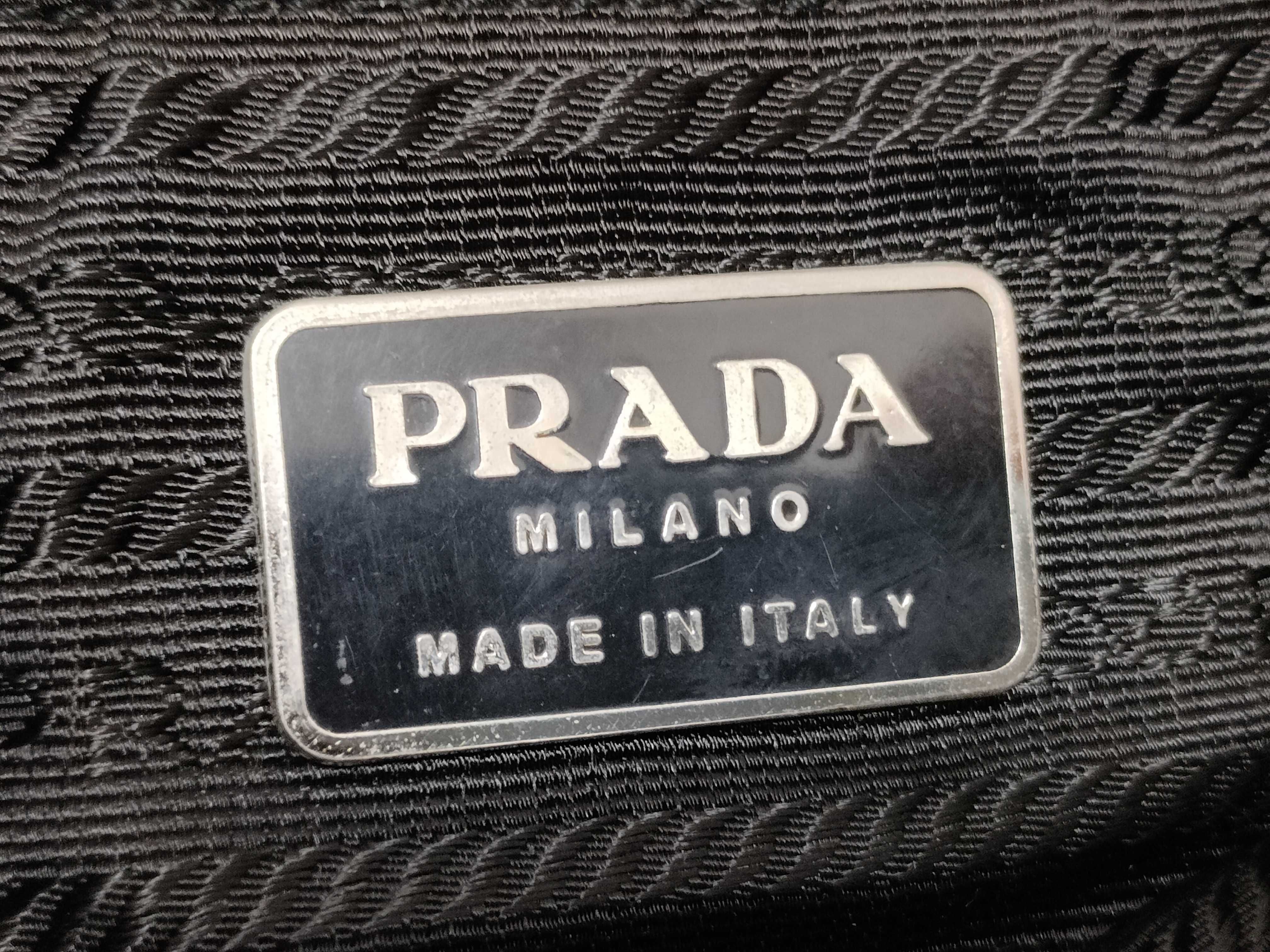 Nylon Shoulder Bag, Black Nylon Shoulder Bag — view 11