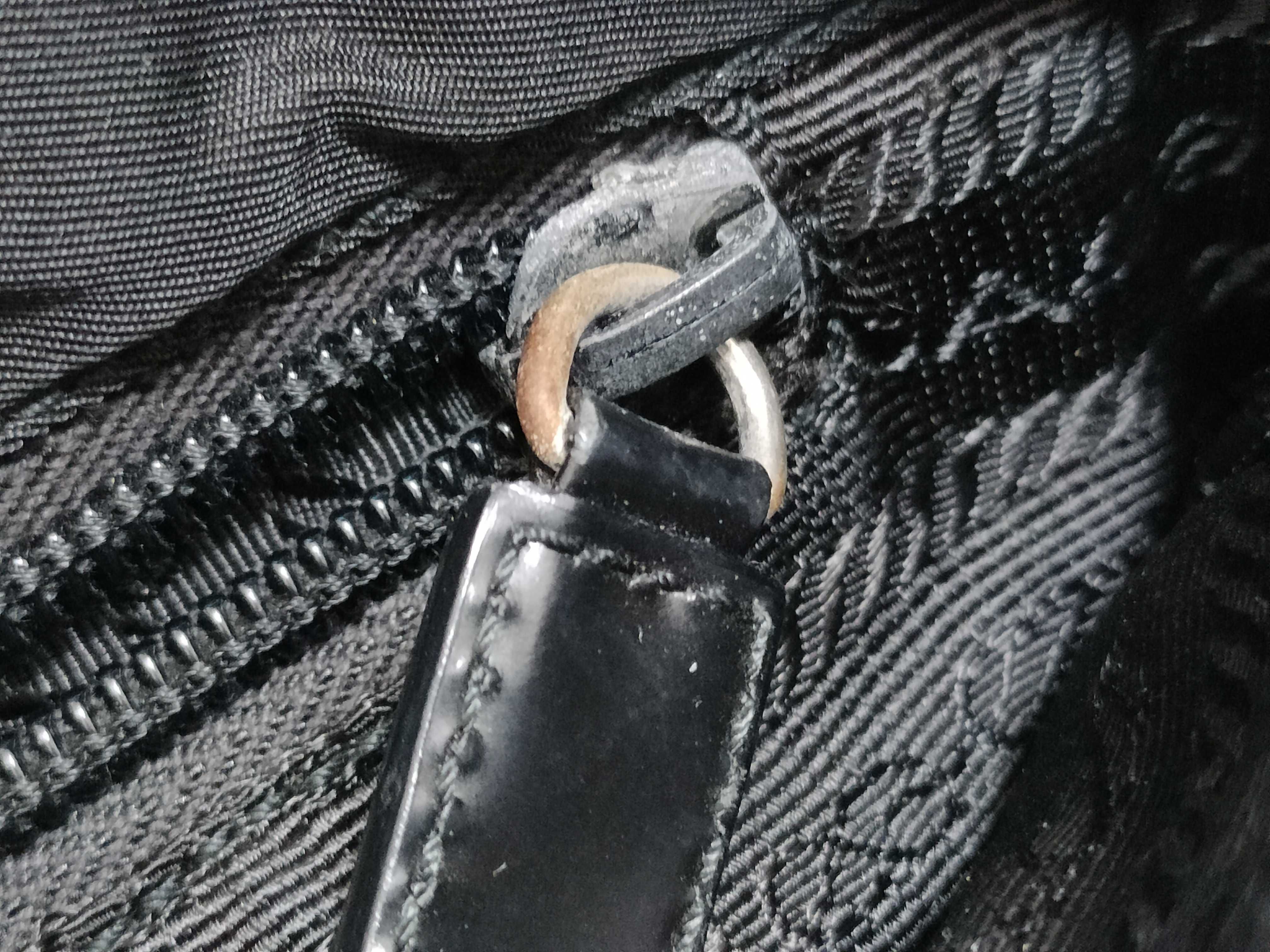 Nylon Shoulder Bag, Black Nylon Shoulder Bag — view 13