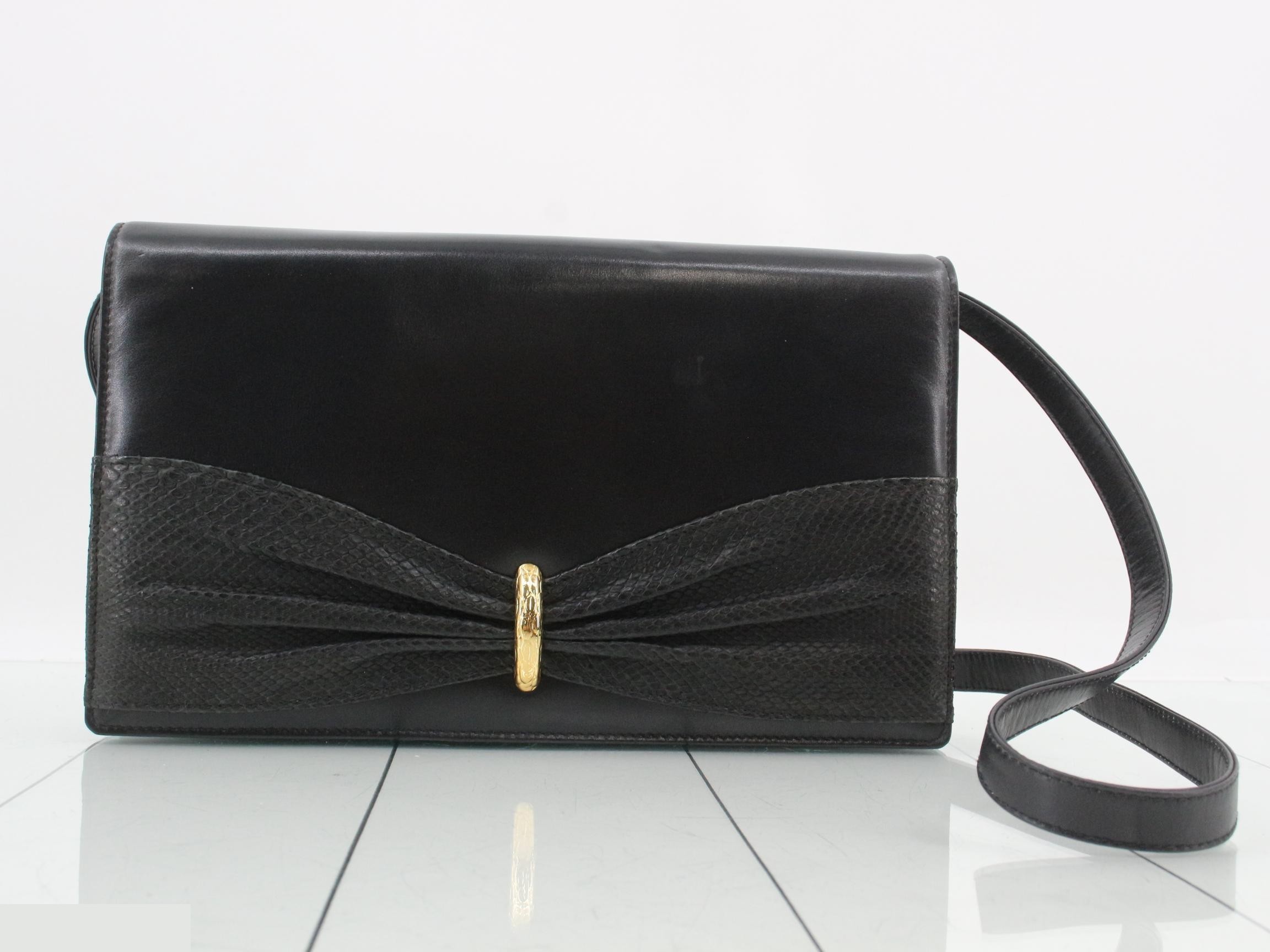 Ribbon Line (Bag) / Shoulder Bag - Python