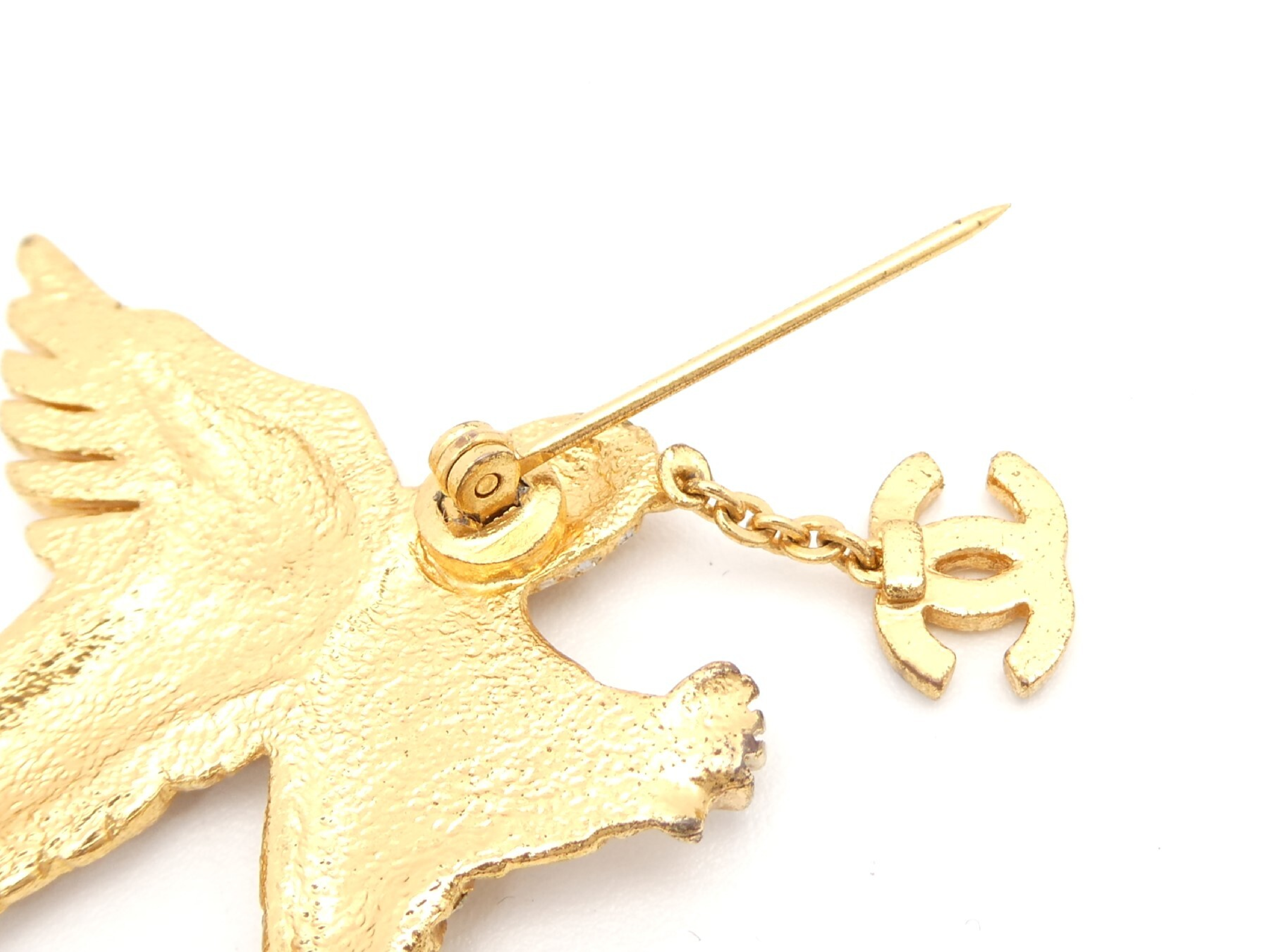 Eagle Rhinestone Coco Mark Brooch — view 5