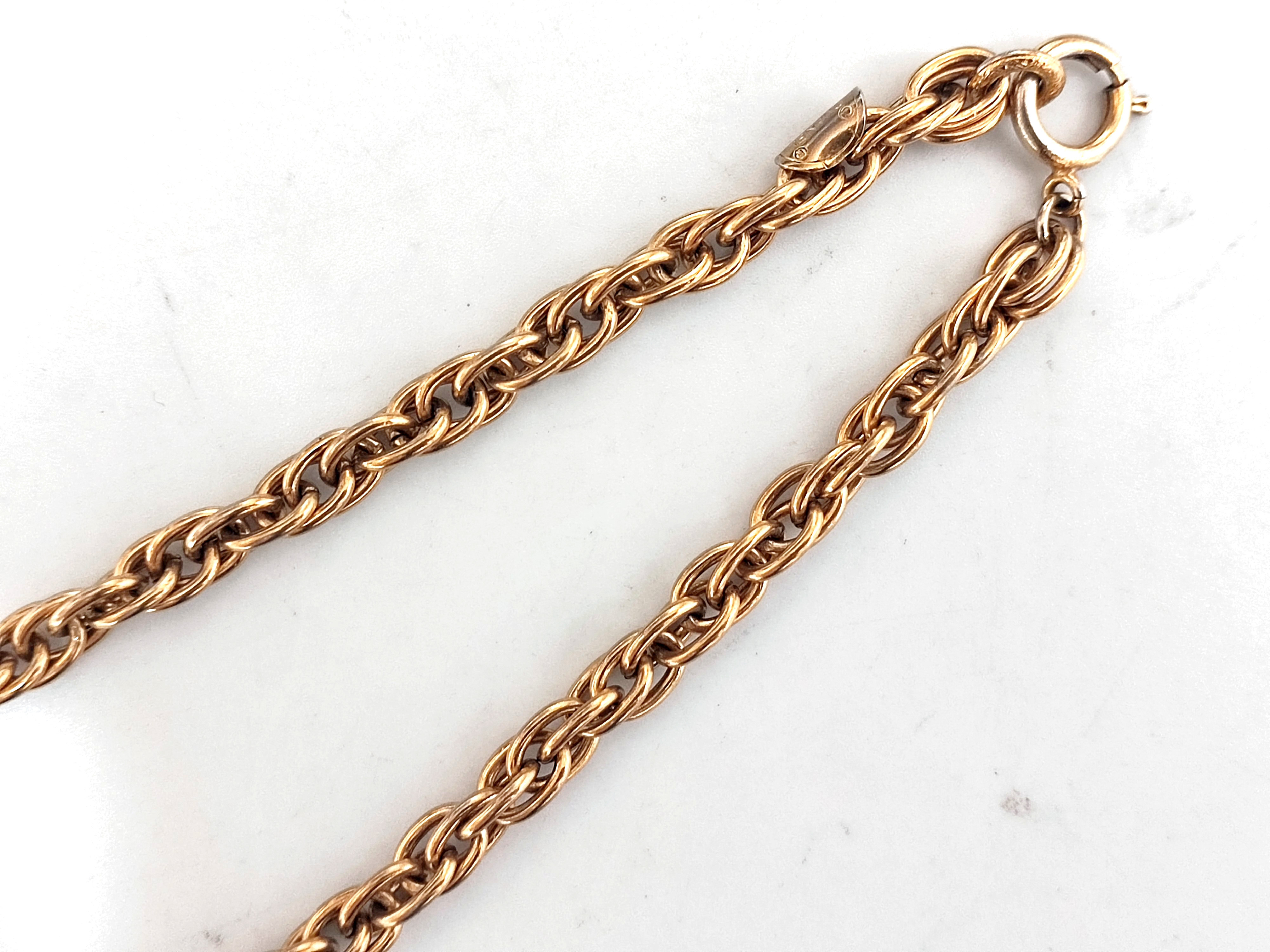 Big Coco Mark Rhinestone Double-Sided Necklace — view 10