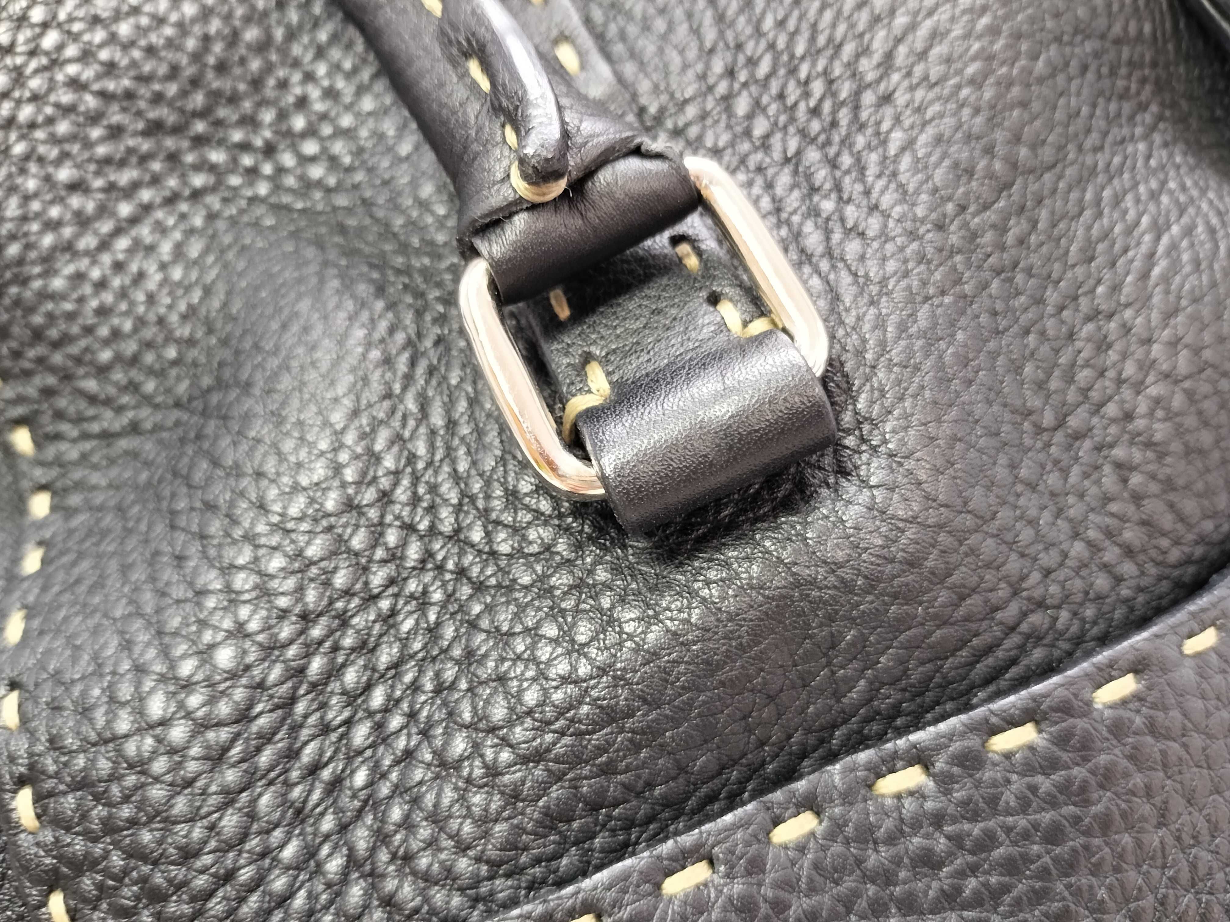 Selleria Mini Linda Leather Handbag, Black, with Dust Bag — view 5