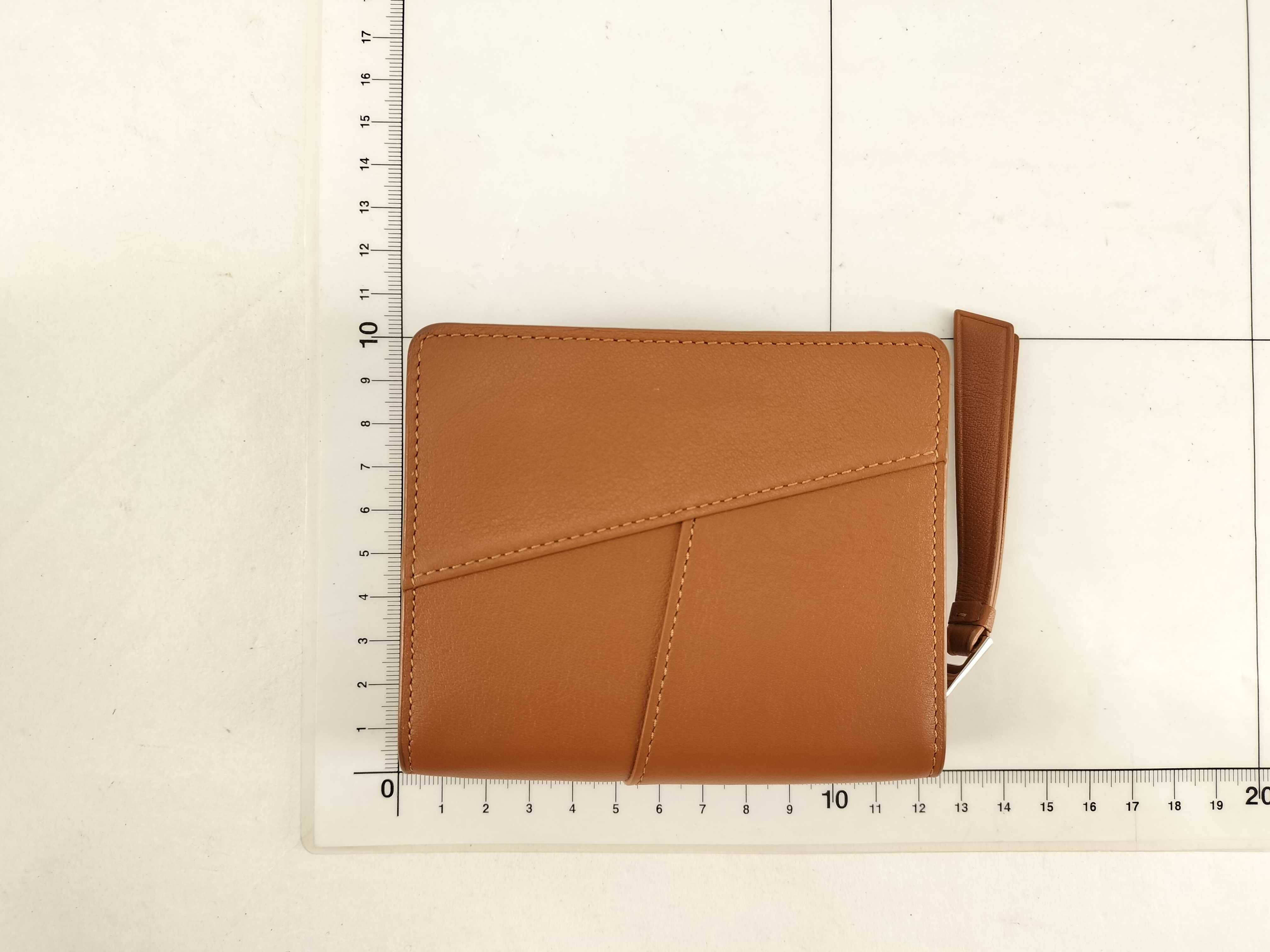 Puzzle Compact Wallet Brown Billfold — view 2