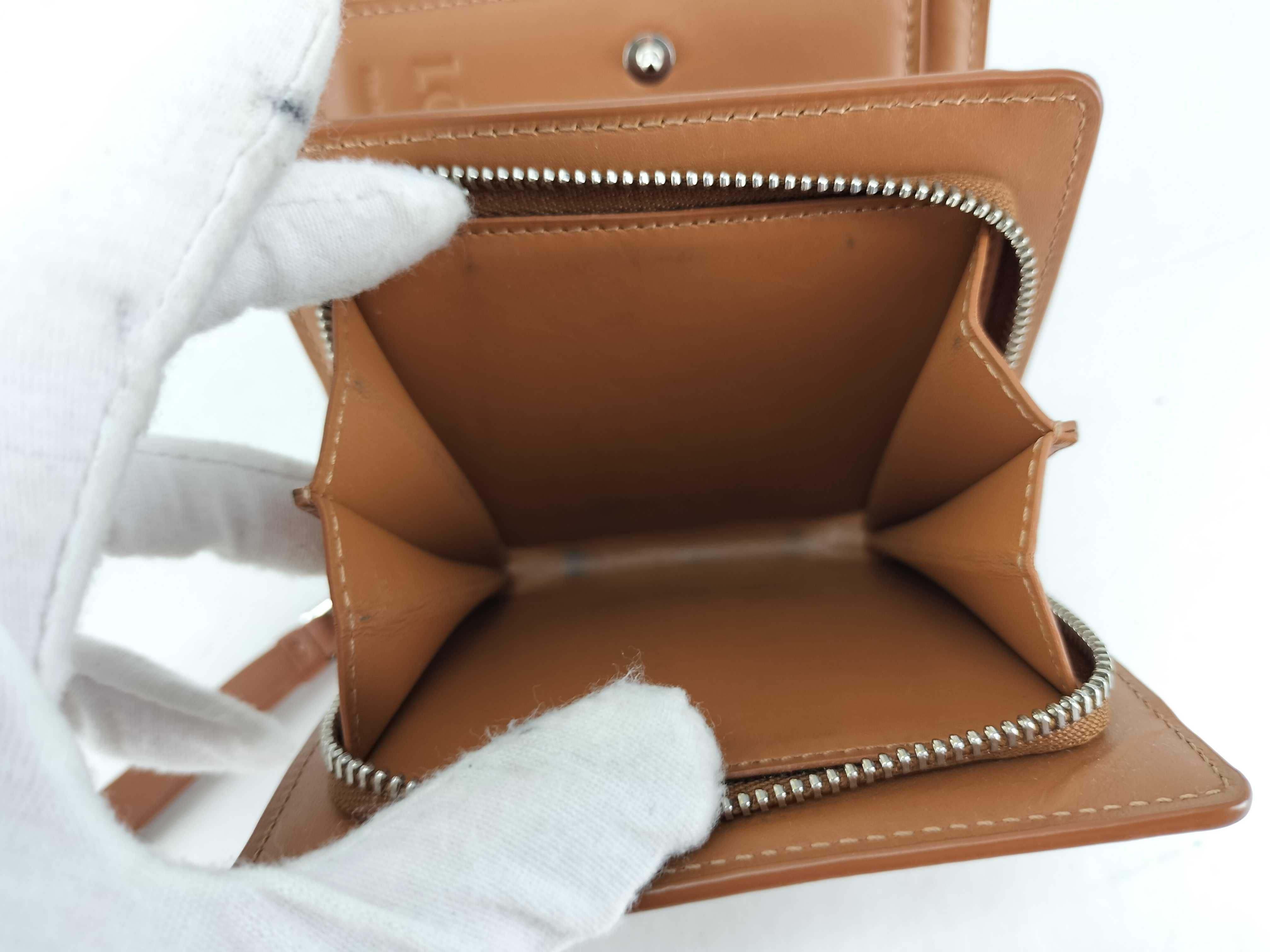 Puzzle Compact Wallet Brown Billfold — view 11