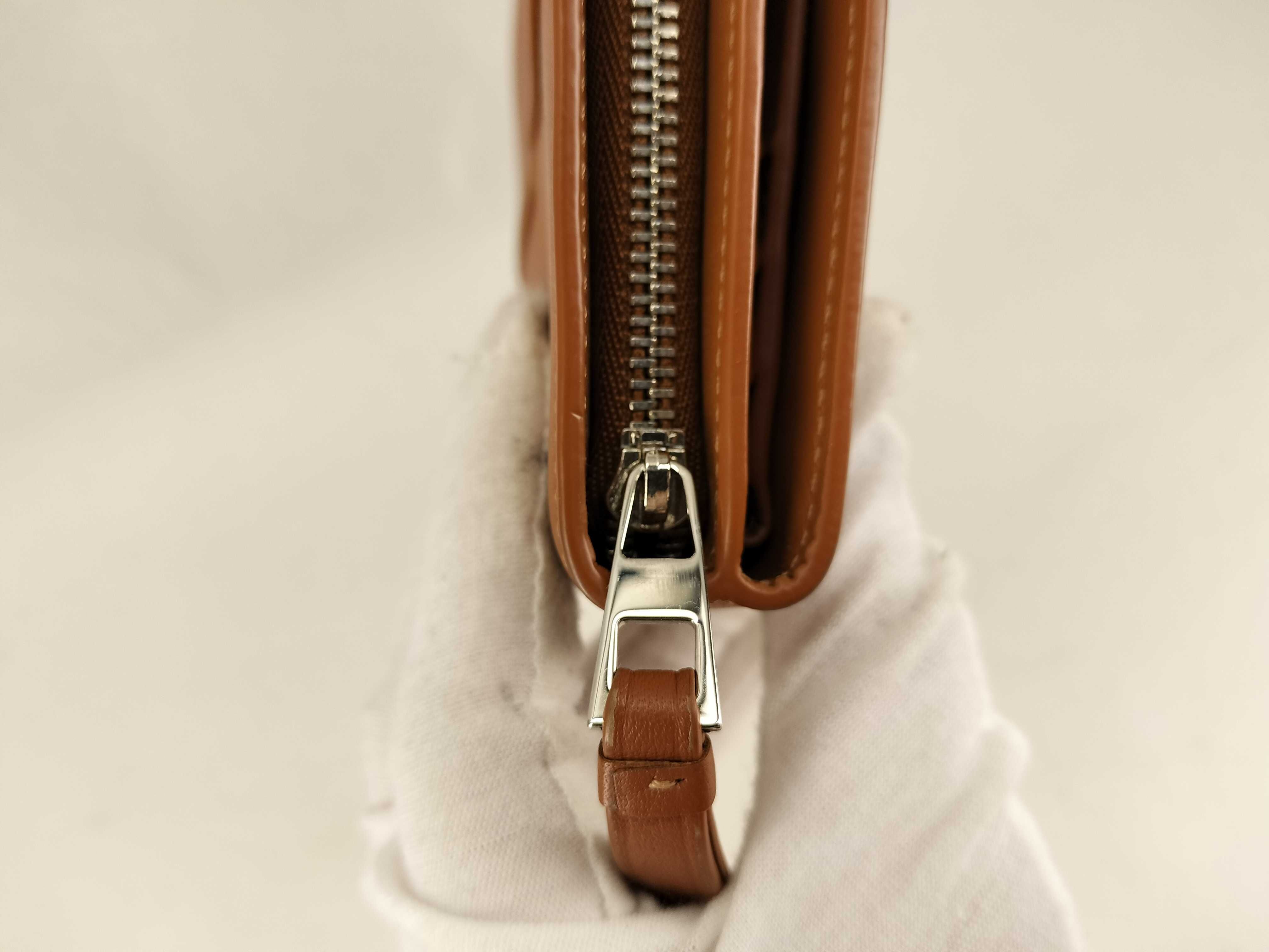 Puzzle Compact Wallet Brown Billfold — view 14