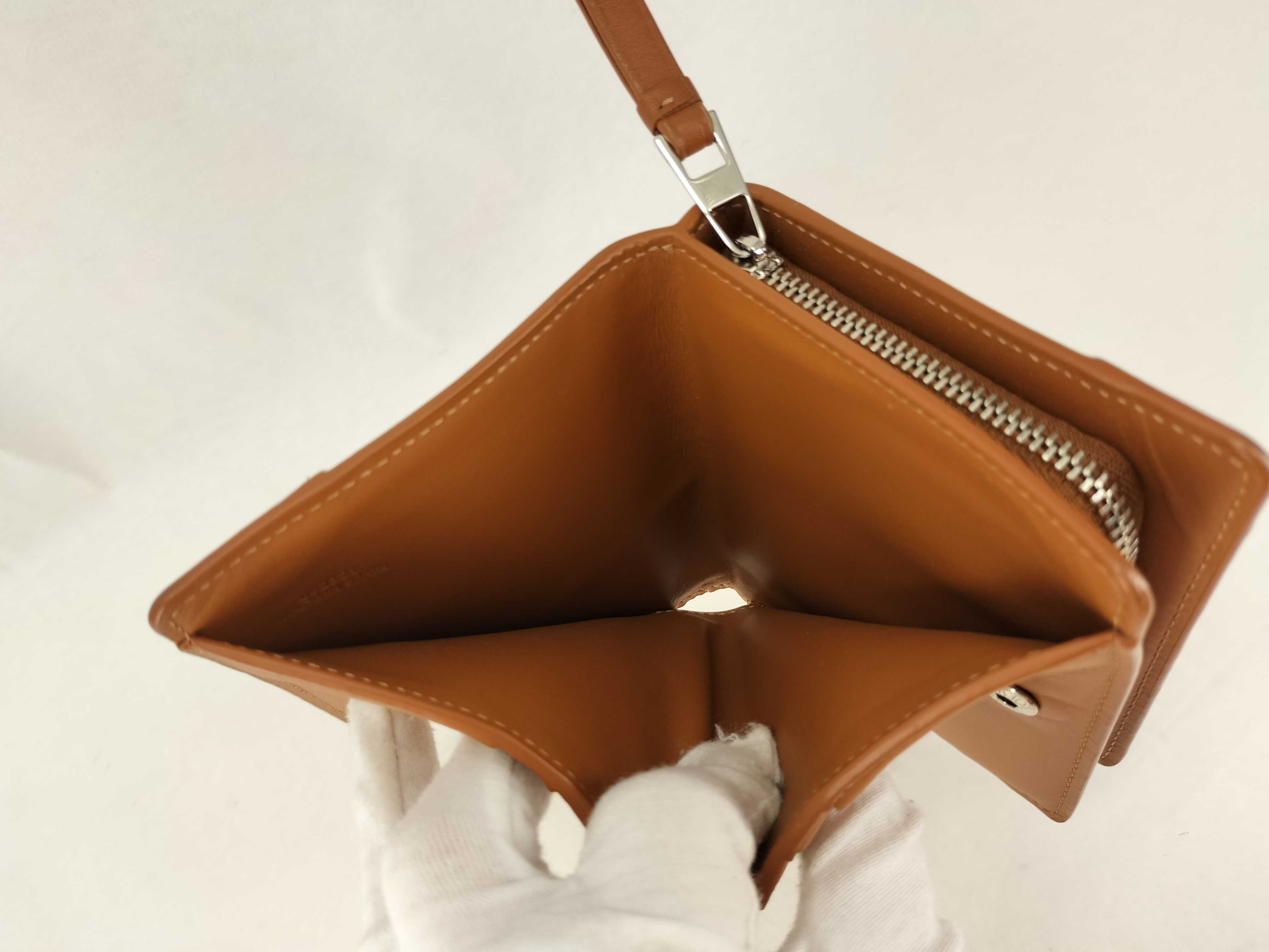 Puzzle Compact Wallet Brown Billfold — view 8