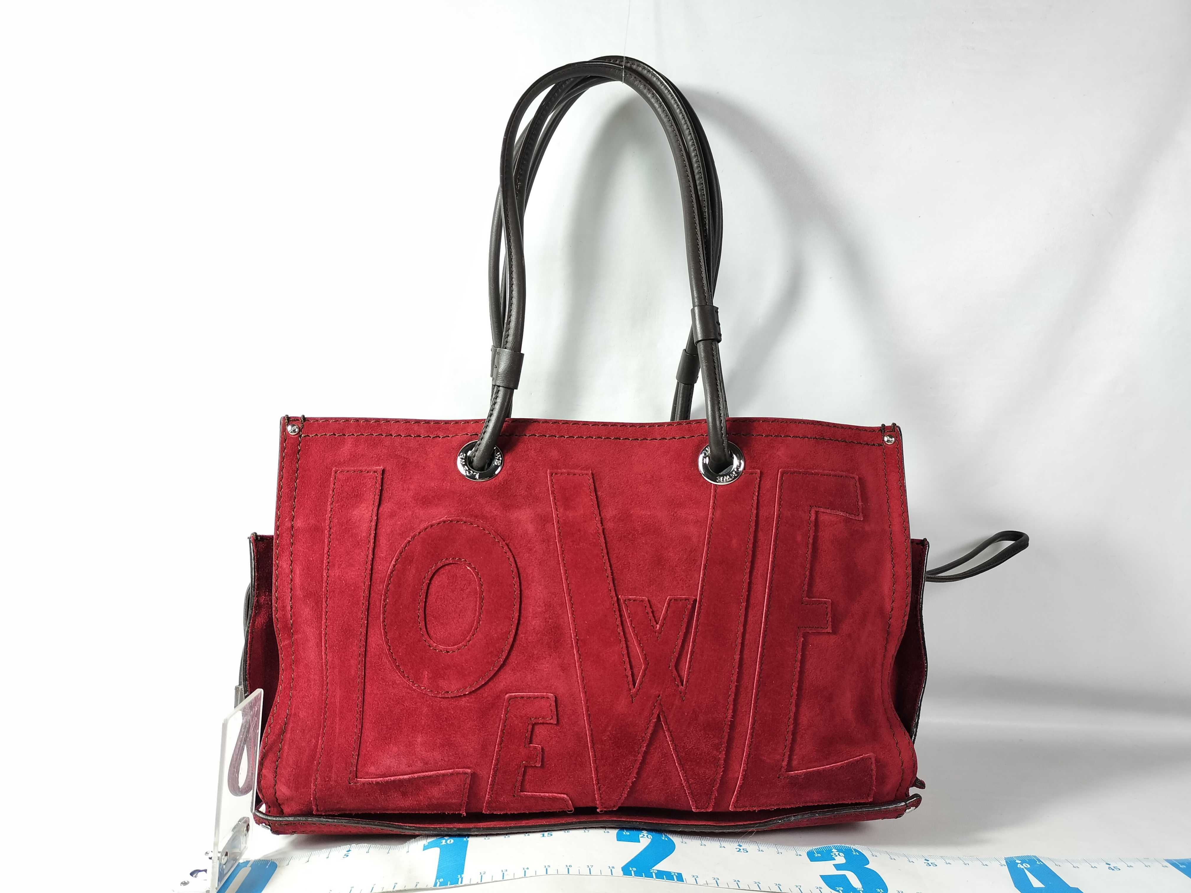 Suede Anagram Tote Bag — view 2