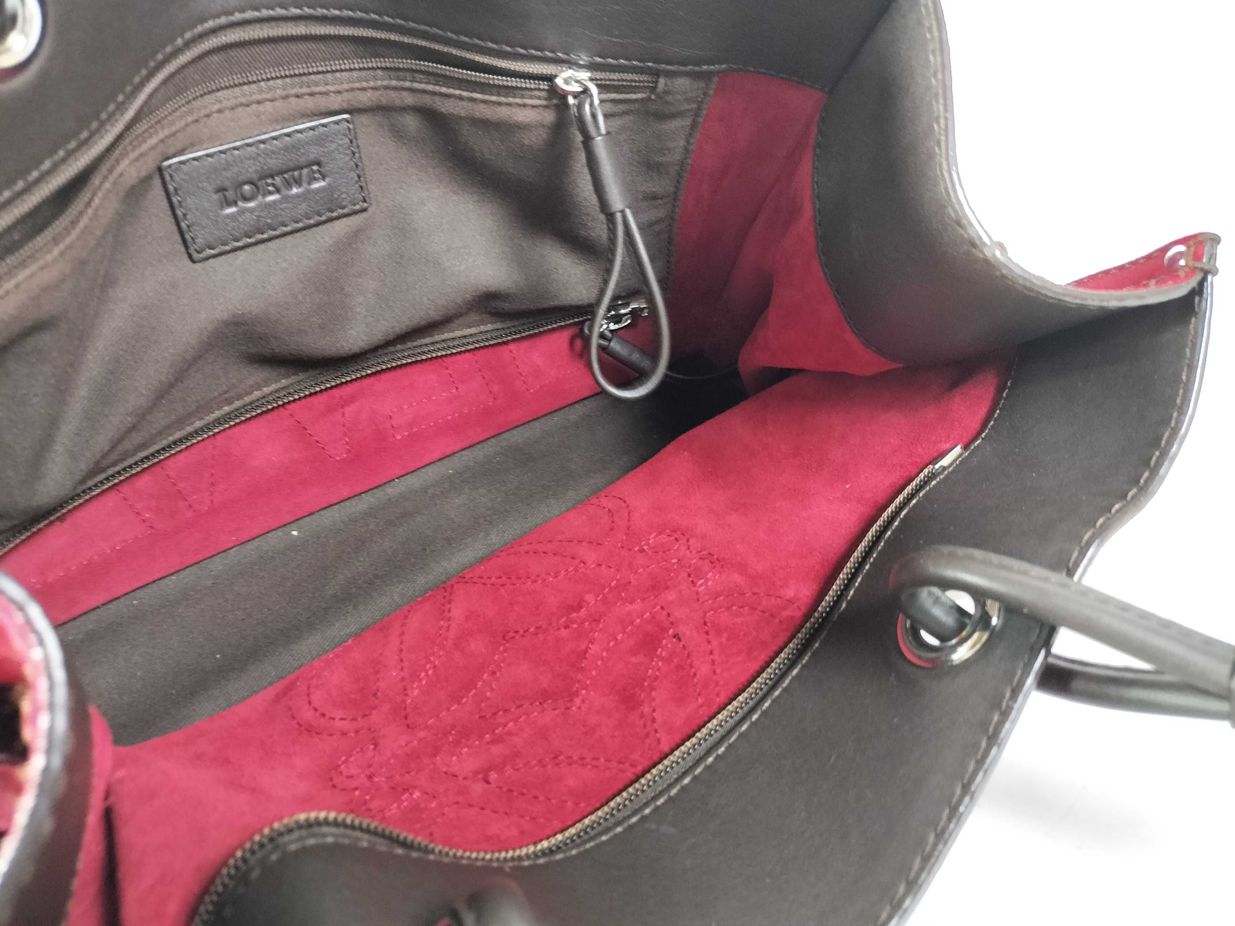 Suede Anagram Tote Bag — view 8