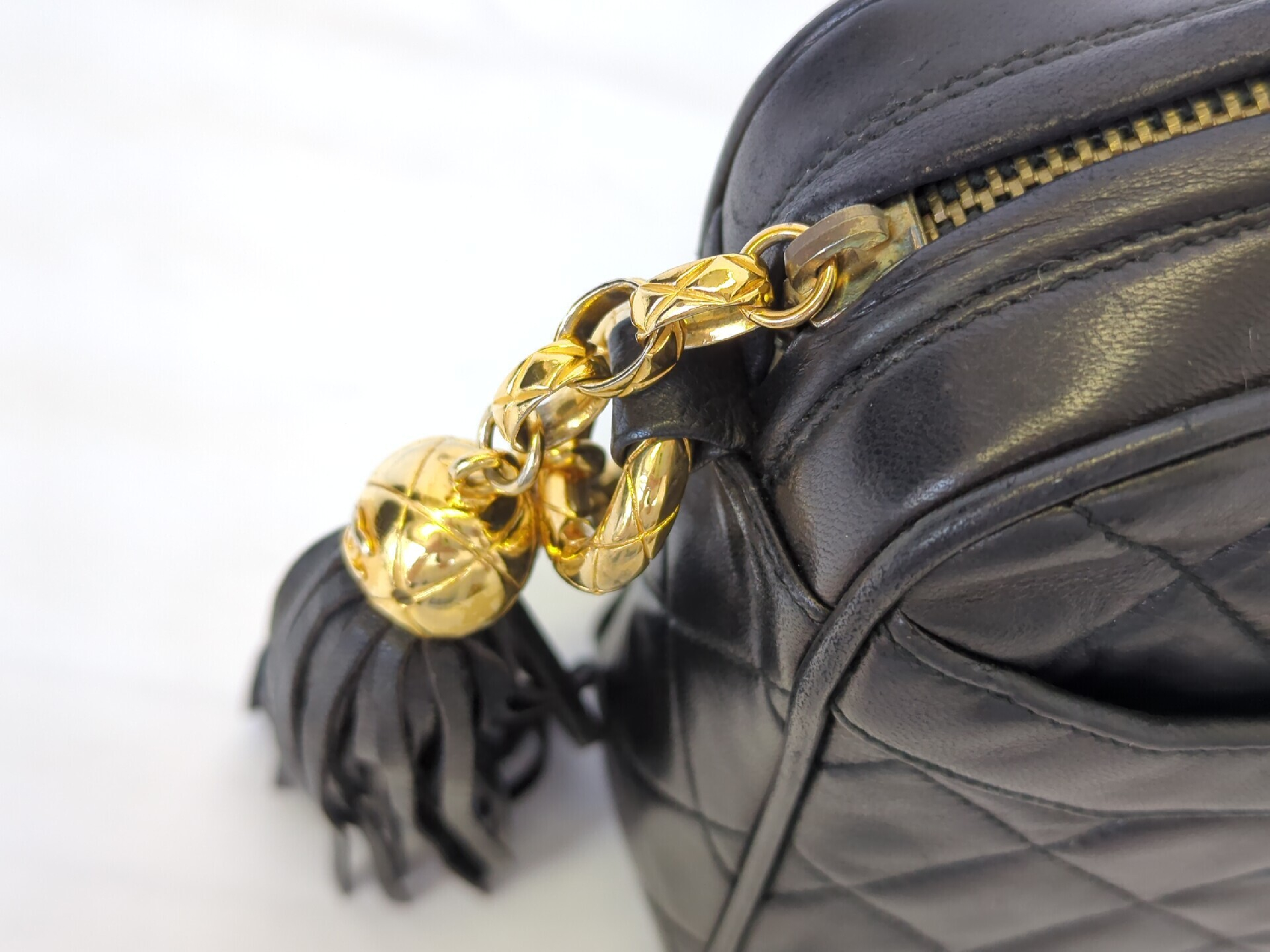 lambskin fringe chain shoulder bag — view 11
