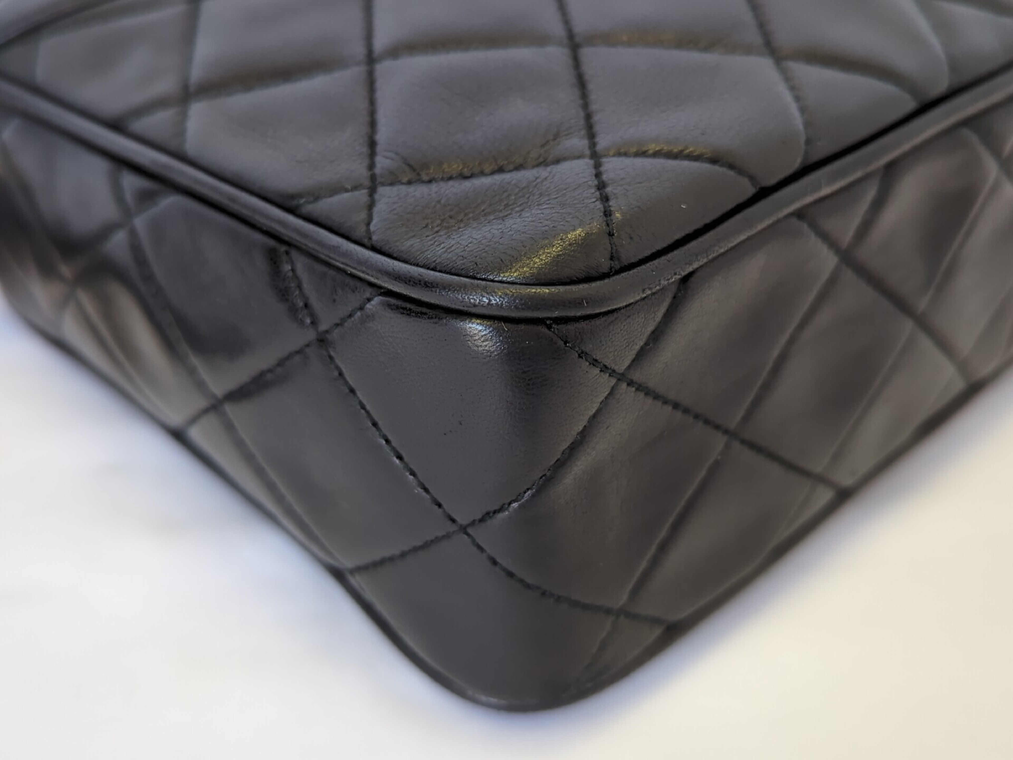 lambskin fringe chain shoulder bag — view 3