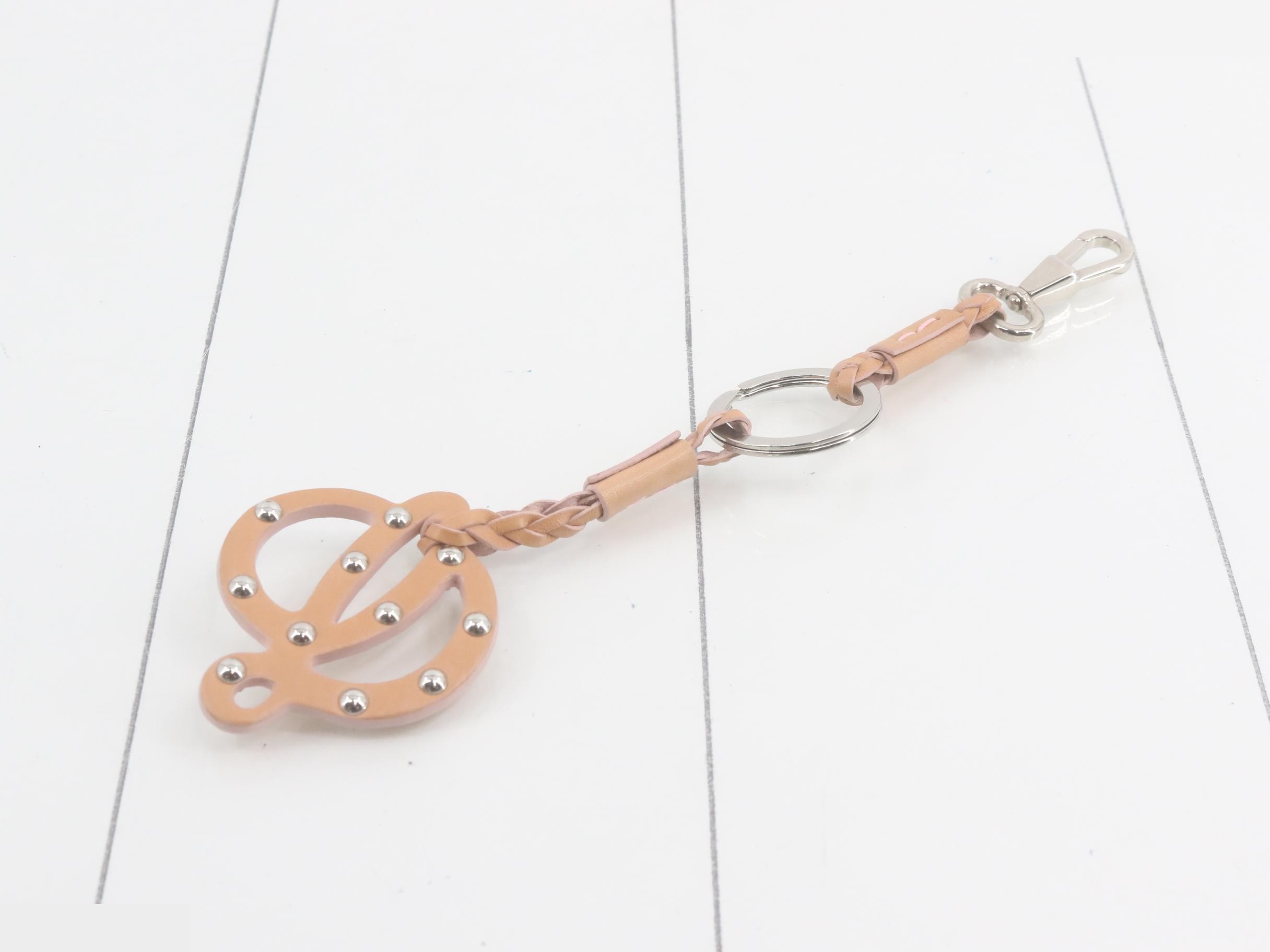 Anagram Leather Bag Charm