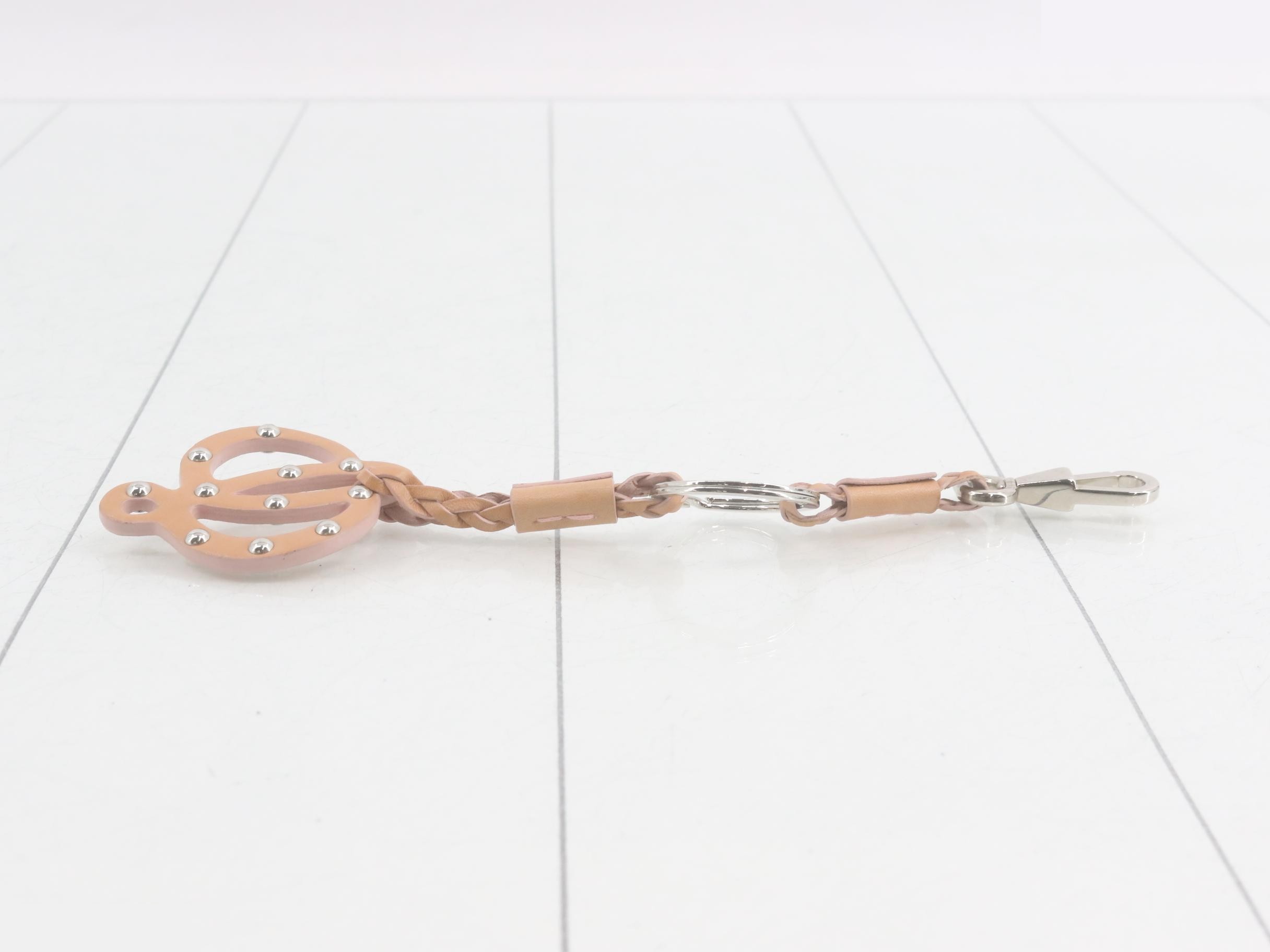 Anagram Leather Bag Charm — view 3