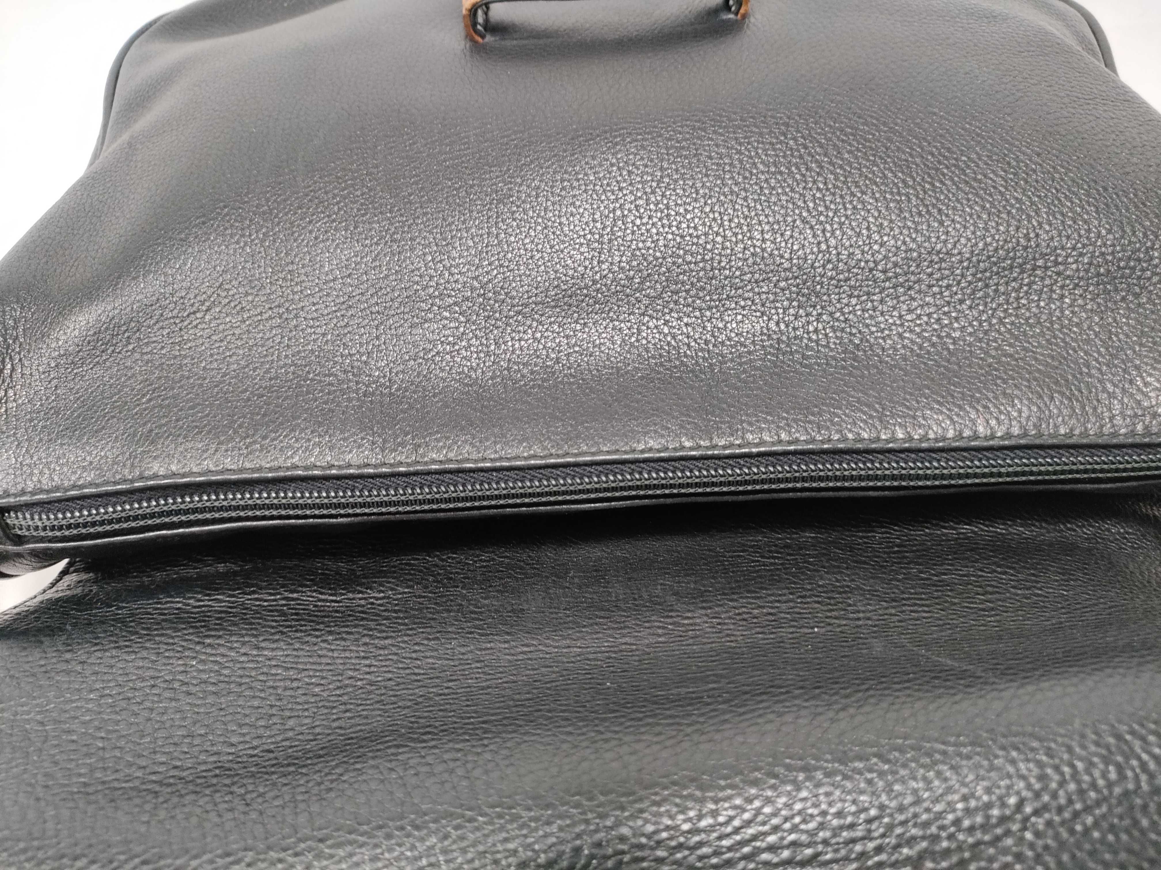 Leather x Crocodile Embossed Shoulder Bag — view 14