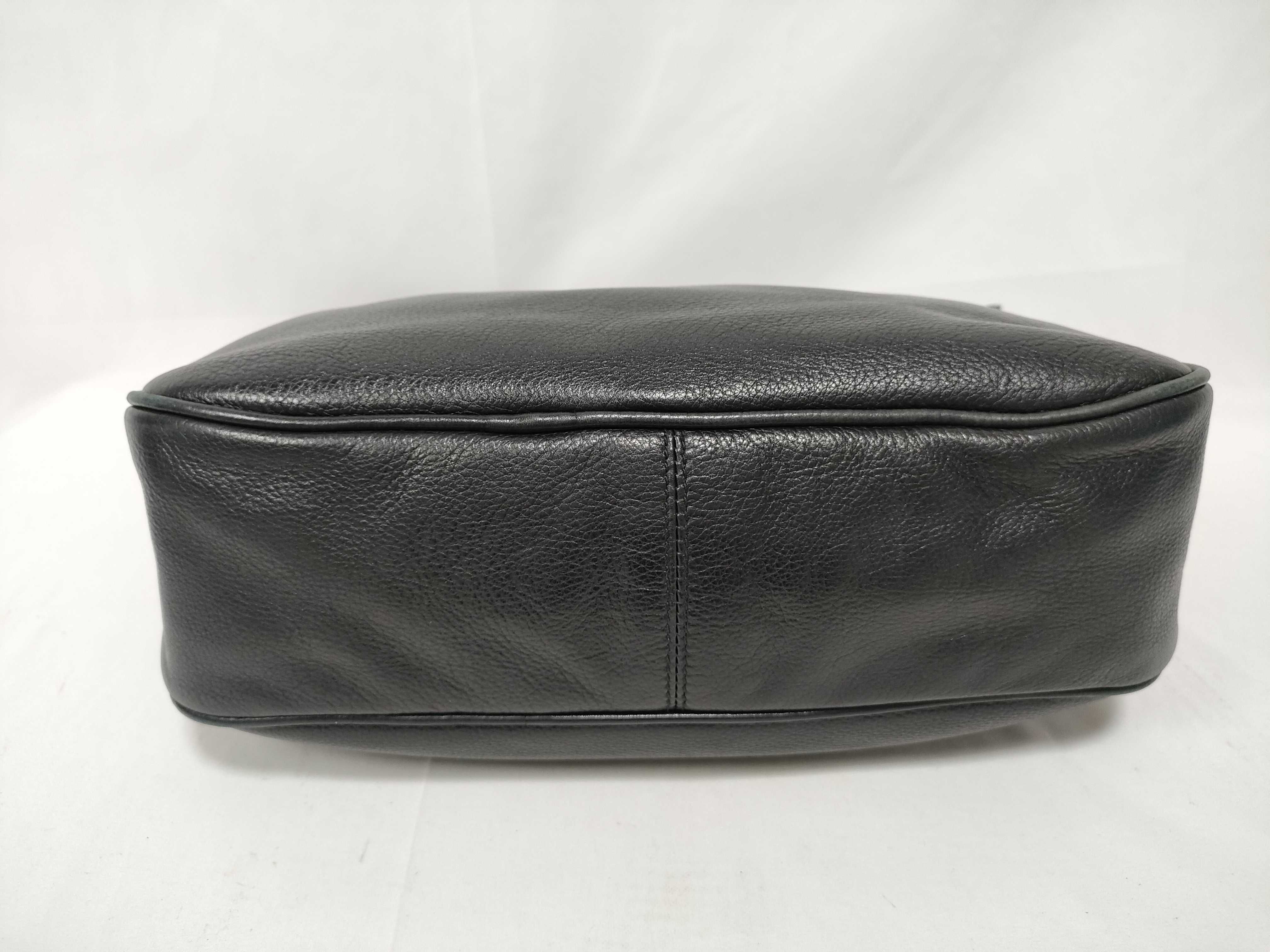 Leather x Crocodile Embossed Shoulder Bag — view 3