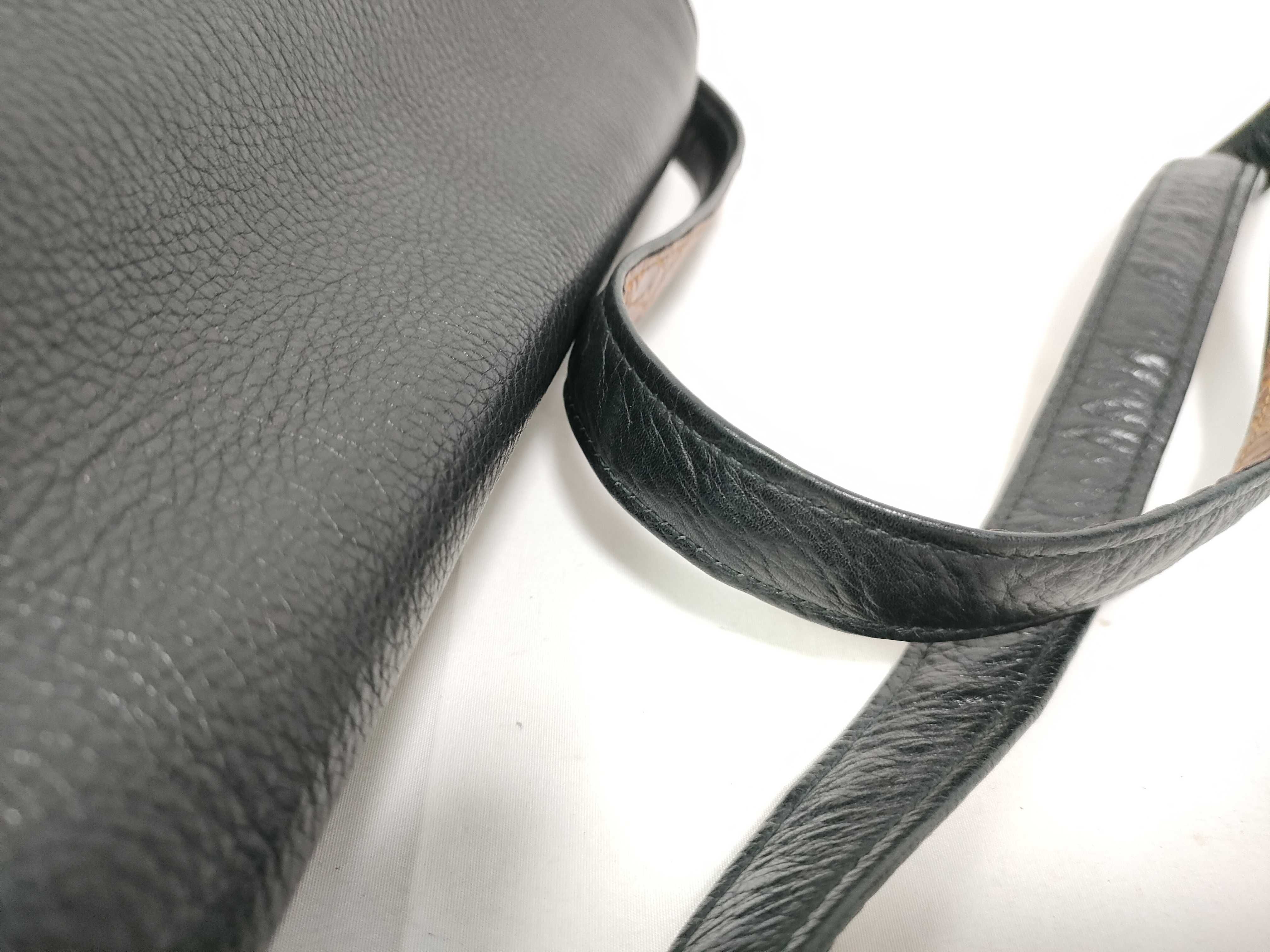 Leather x Crocodile Embossed Shoulder Bag — view 7