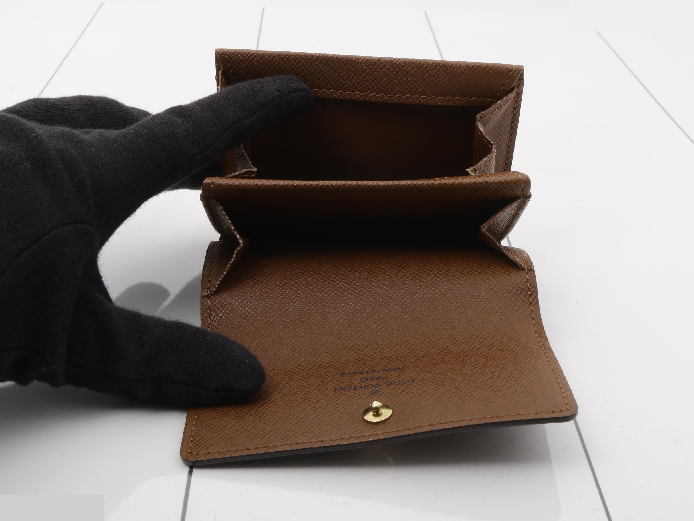 Monogram Porte Monnaie Plat Coin Case — view 4