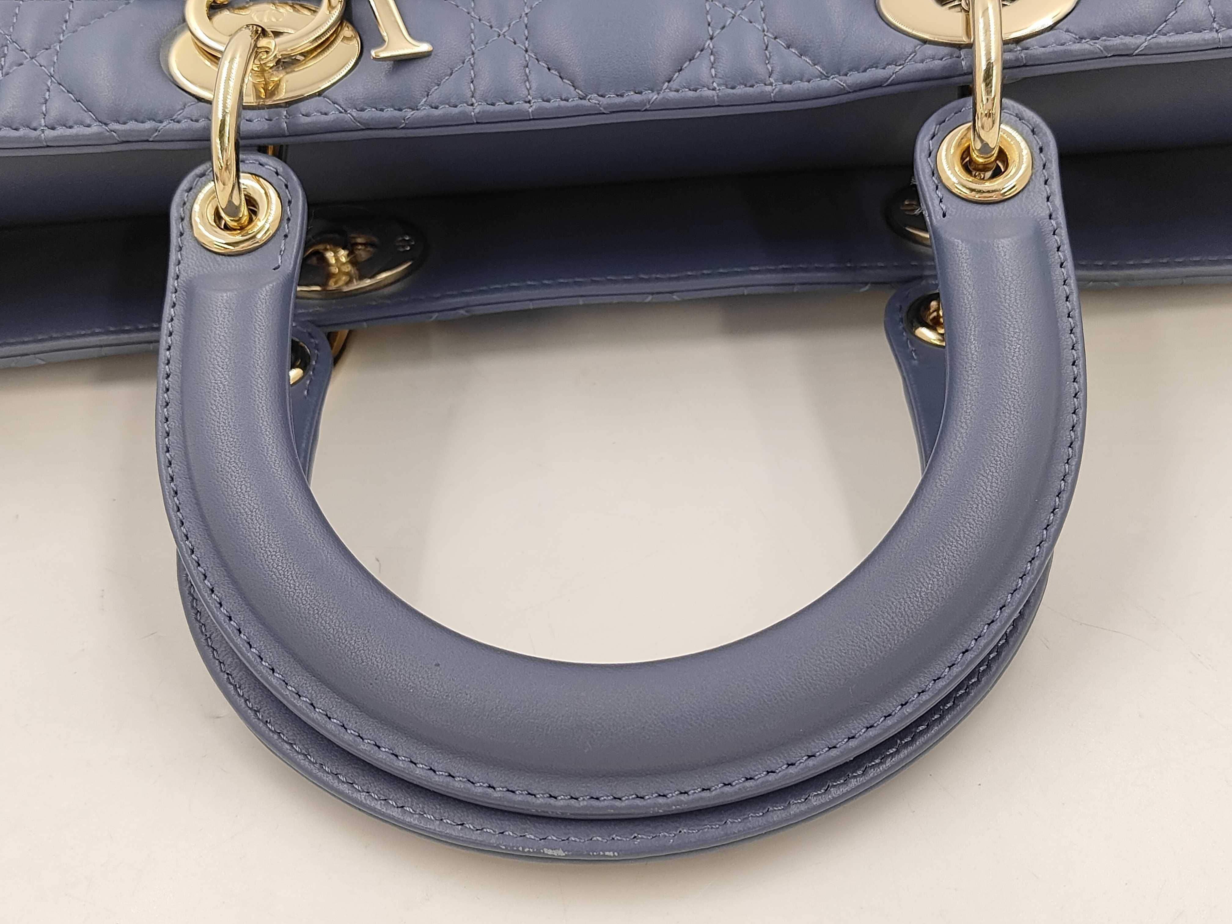 Blue 7-Pocket Hand & Shoulder Bag — view 3