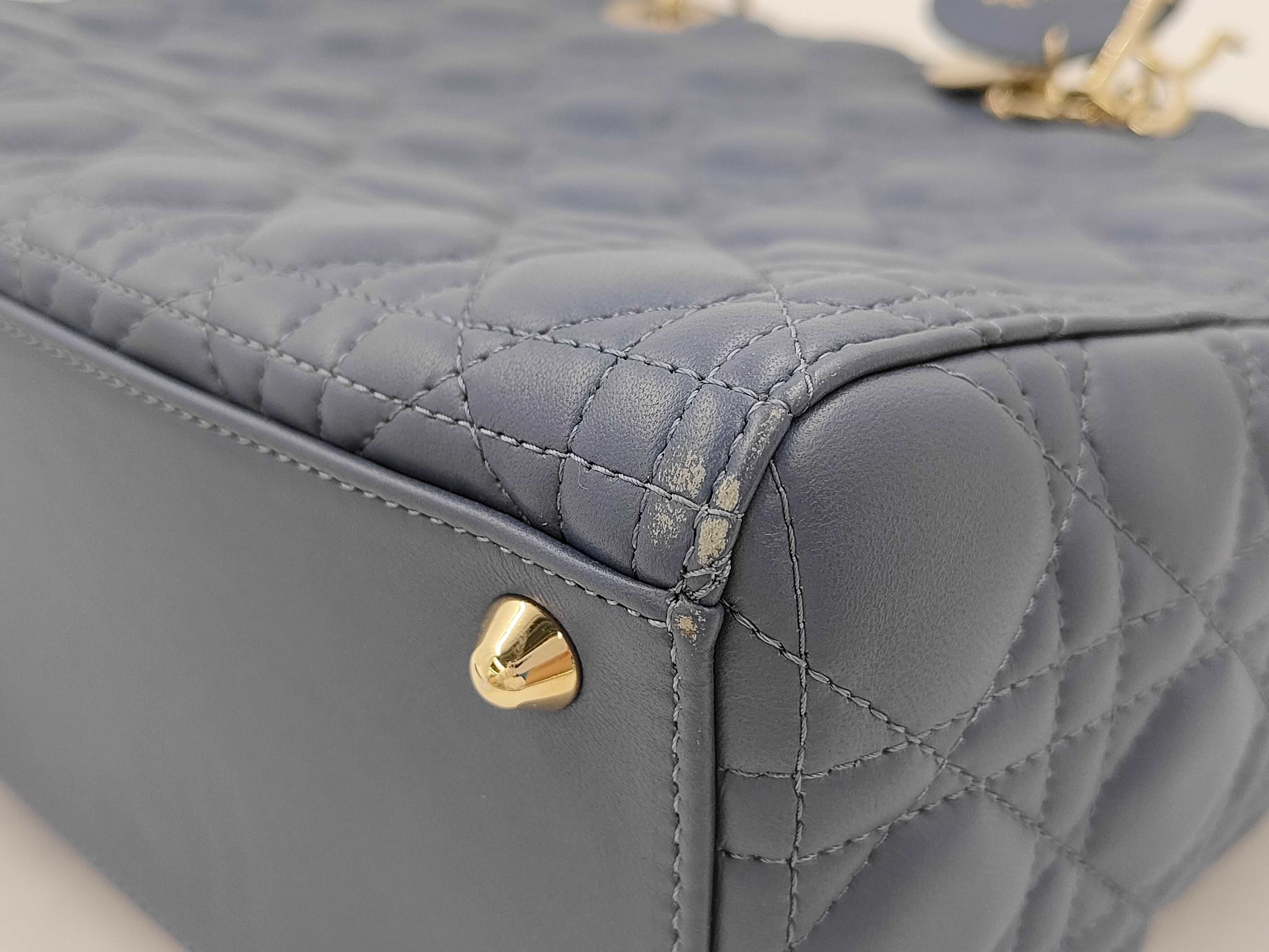 Blue 7-Pocket Hand & Shoulder Bag — view 6