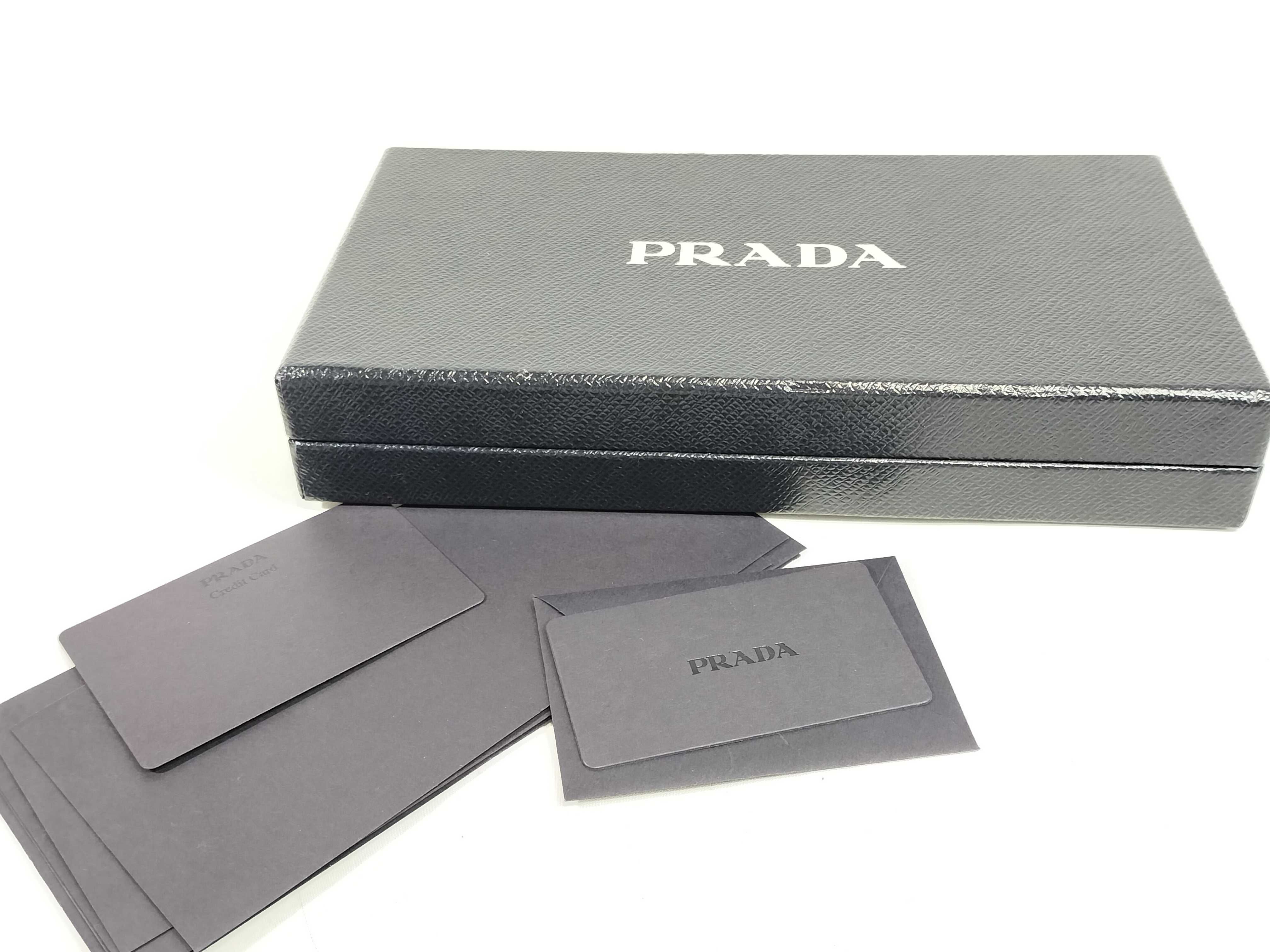 1ML506 Saffiano Round Zip Long Wallet, Black — view 15