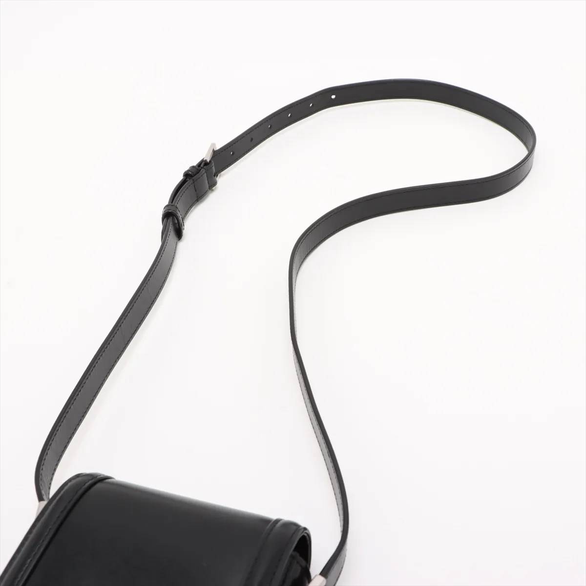 Solferino Mini Leather Shoulder Bag Black 753963 — view 5