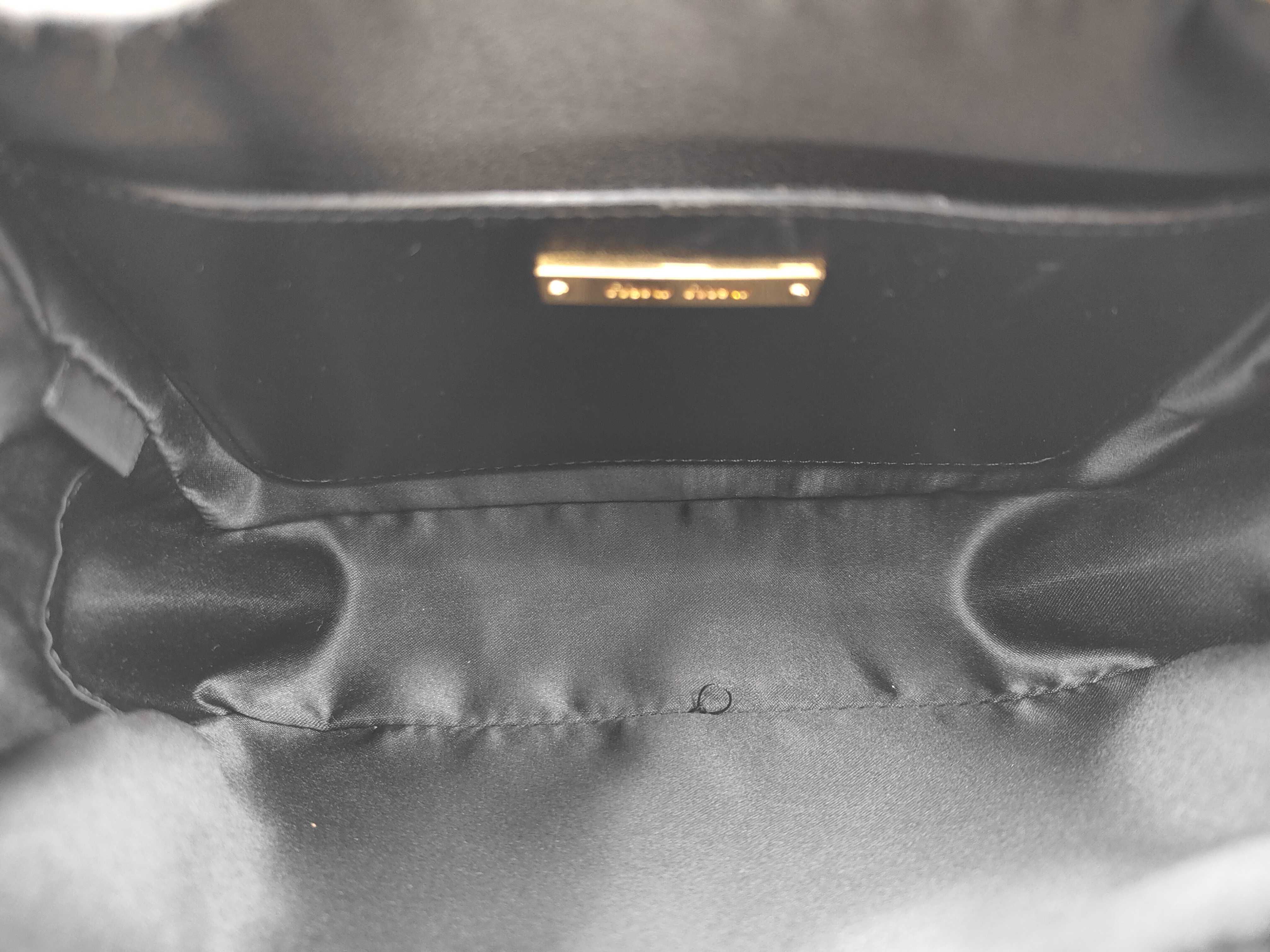 Matelassé Chain Shoulder Bag, Black Shoulder Bag — view 9